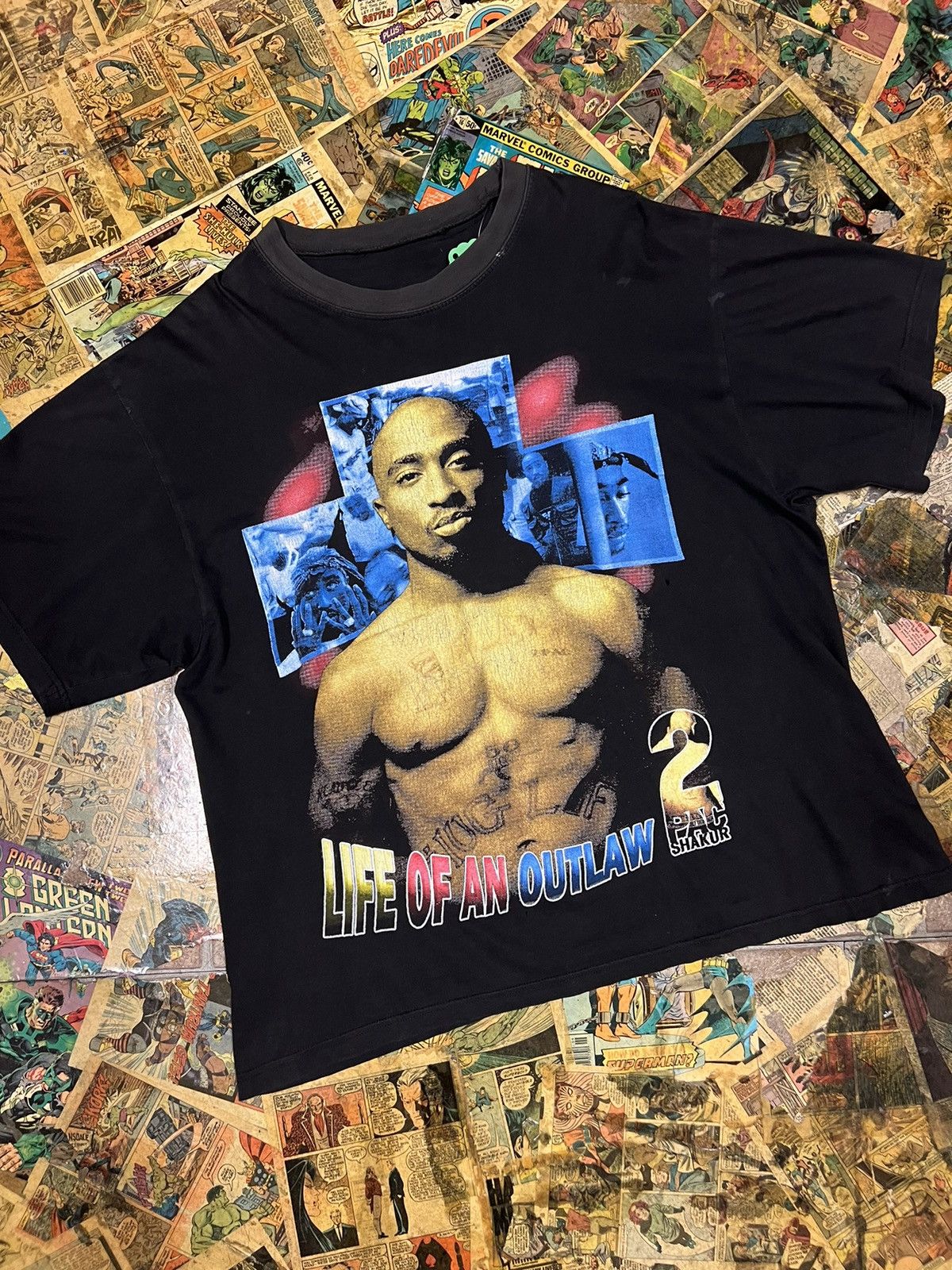 Vintage Vintage 2 pac Shakur/ Makaveli tee Size US XL / EU 56 / 4 - 1 Thumbnail