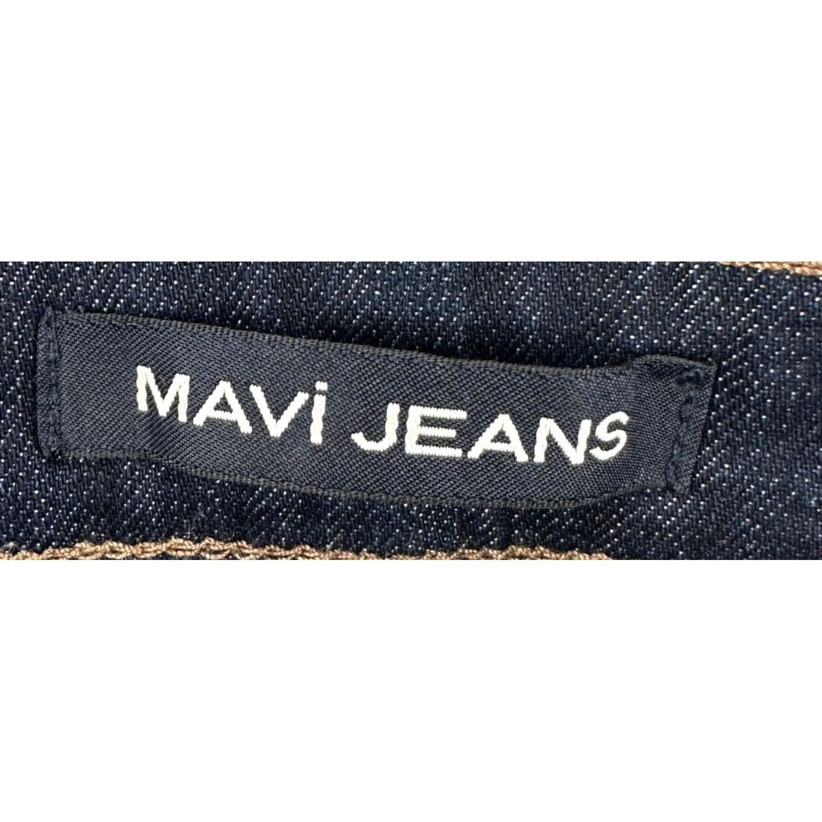 Mavi Mavi Zack Jeans Mens 29X32 Blue Distressed Straight Stretch 5 Pocket Denim NEW Size US 29 - 5 Thumbnail