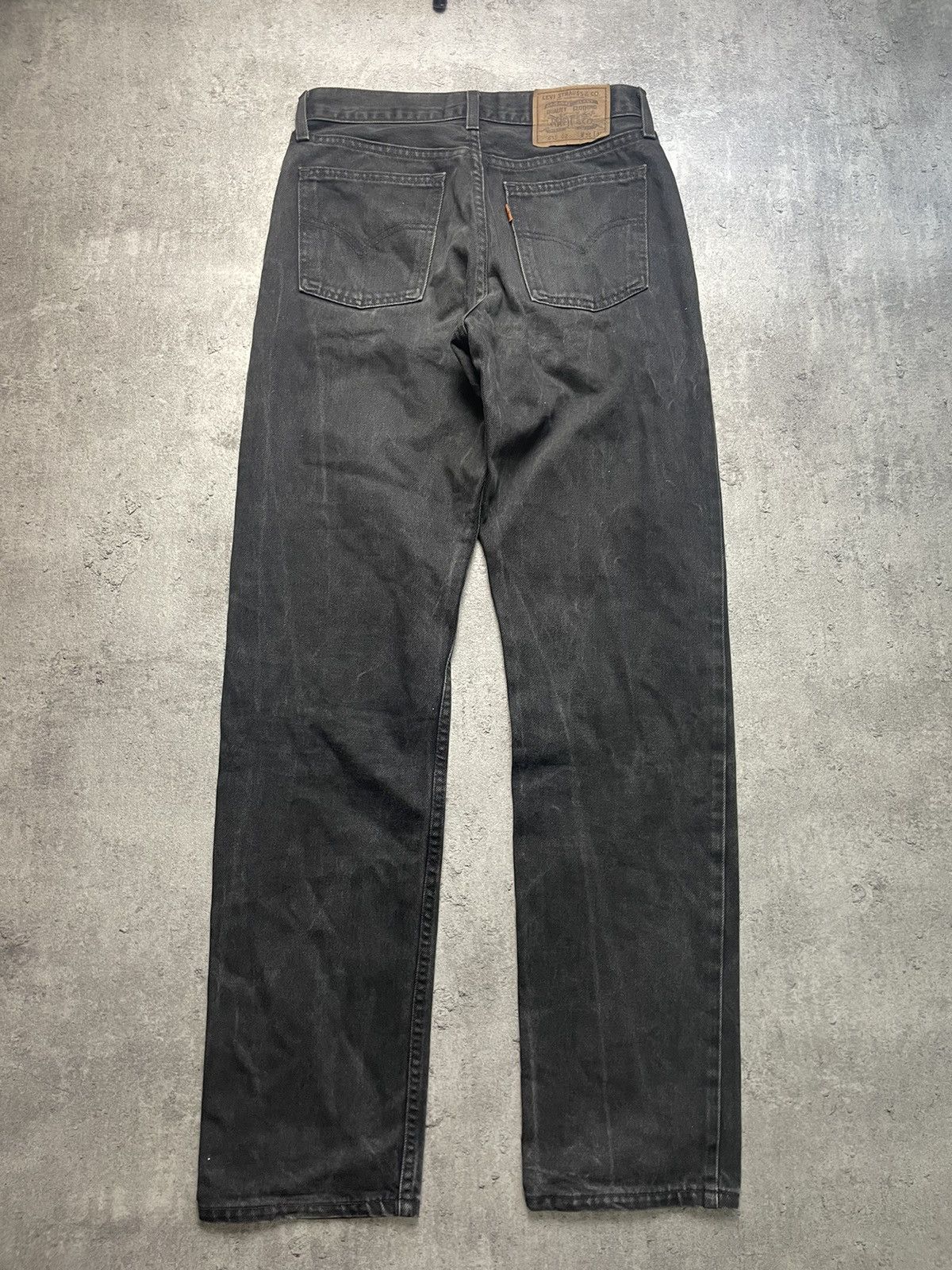 Japanese Brand × Levi's × Vintage Levis 615 denim straight jeans baggy washed black retro 90s Size US 30 / EU 46 - 1 Thumbnail
