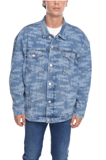 Vetements o1y0924 Denim Jacket in Blue Size US M / EU 48-50 / 2 - 1 Thumbnail