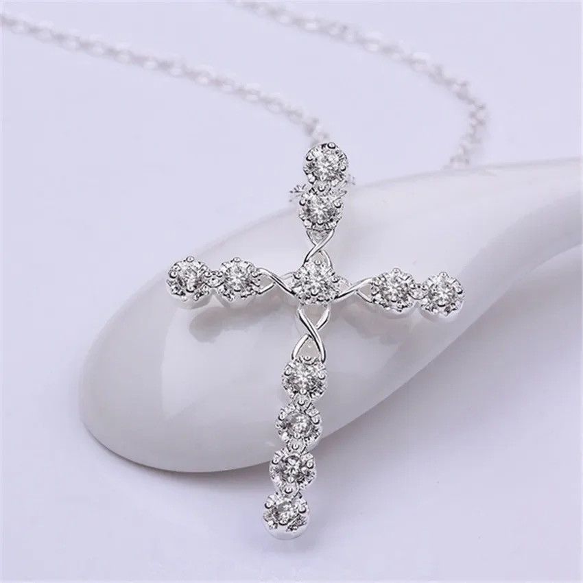 Jewelry × Sterling Silver 925 sterling silver Crystal Necklace Size ONE SIZE - 5 Thumbnail