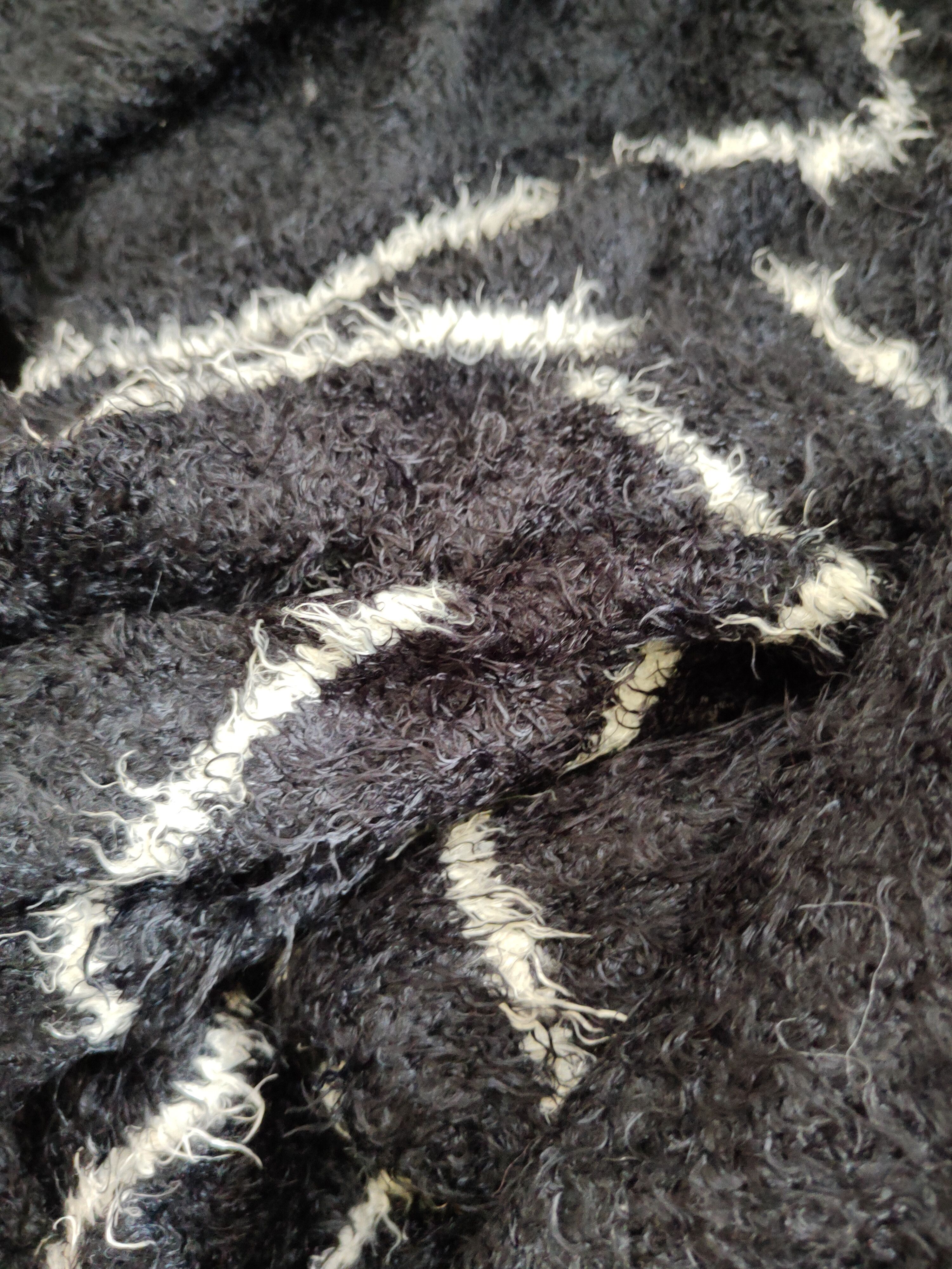 Homespun Knitwear × Japanese Brand × Vintage Pendora Black Shag Shaggy Fur Mohair Knitwear #S2074 Size L / US 10 / IT 46 - 10 Thumbnail