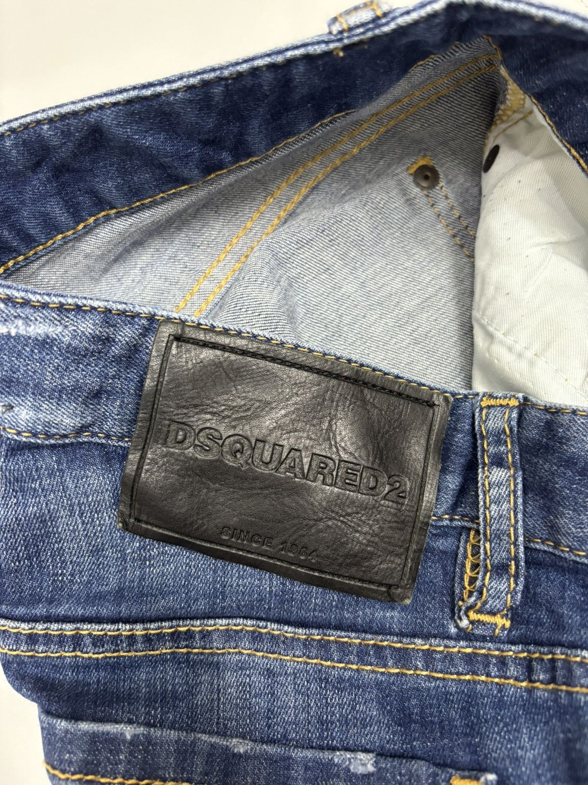 Dsquared2 Dsquared2 Distressed Paint Splatter Slim Straight Jeans Size US 32 / EU 48 - 10 Thumbnail