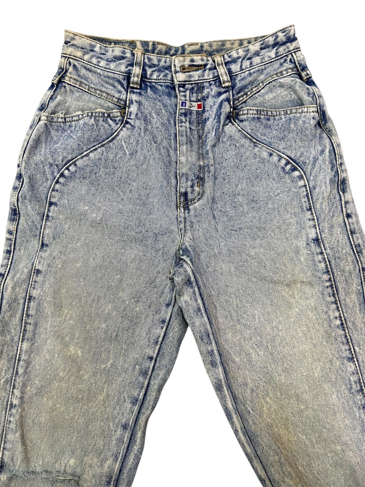 Japanese Brand × Vintage 💥Vintage Japanese Denim Mud Wash Ripped Jeans Size US 27 - 2 Thumbnail