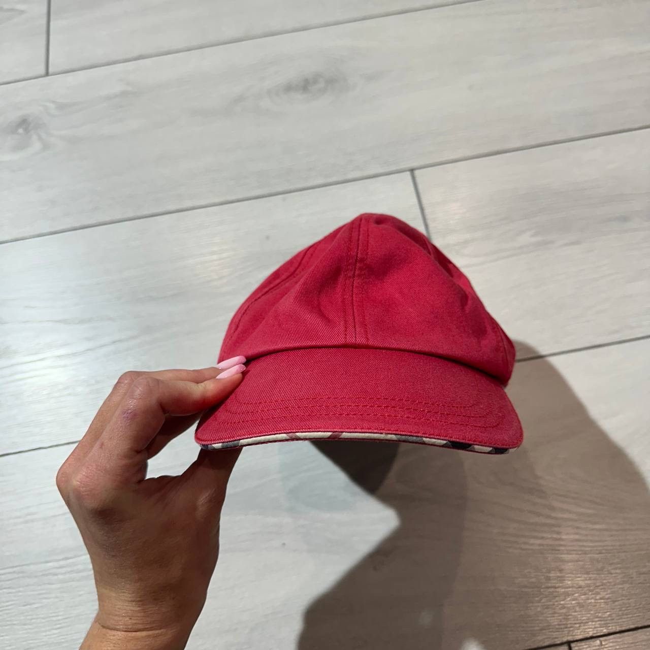 Burberry Burberry old money red Check Cap hat nova check Size ONE SIZE - 5 Thumbnail