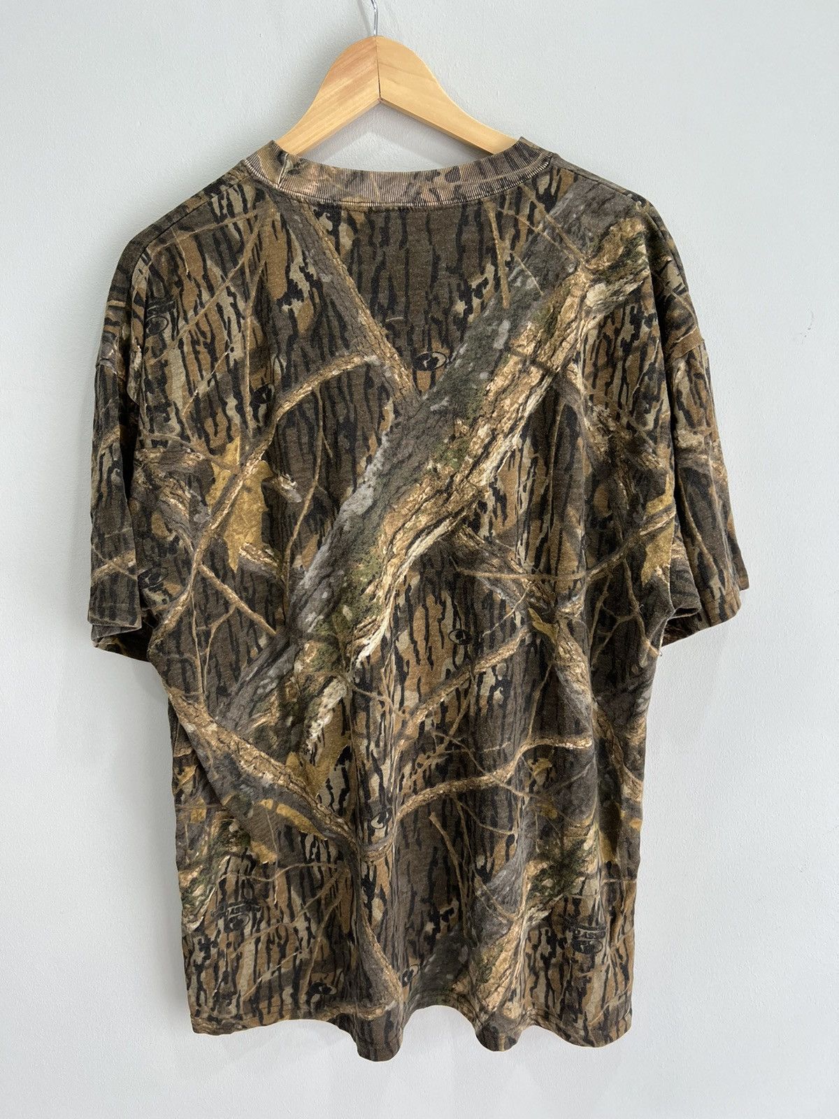 Vintage Vintage Camo Real Tree tee shirt mossy oak Size US L / EU 52-54 / 3 - 2 Thumbnail