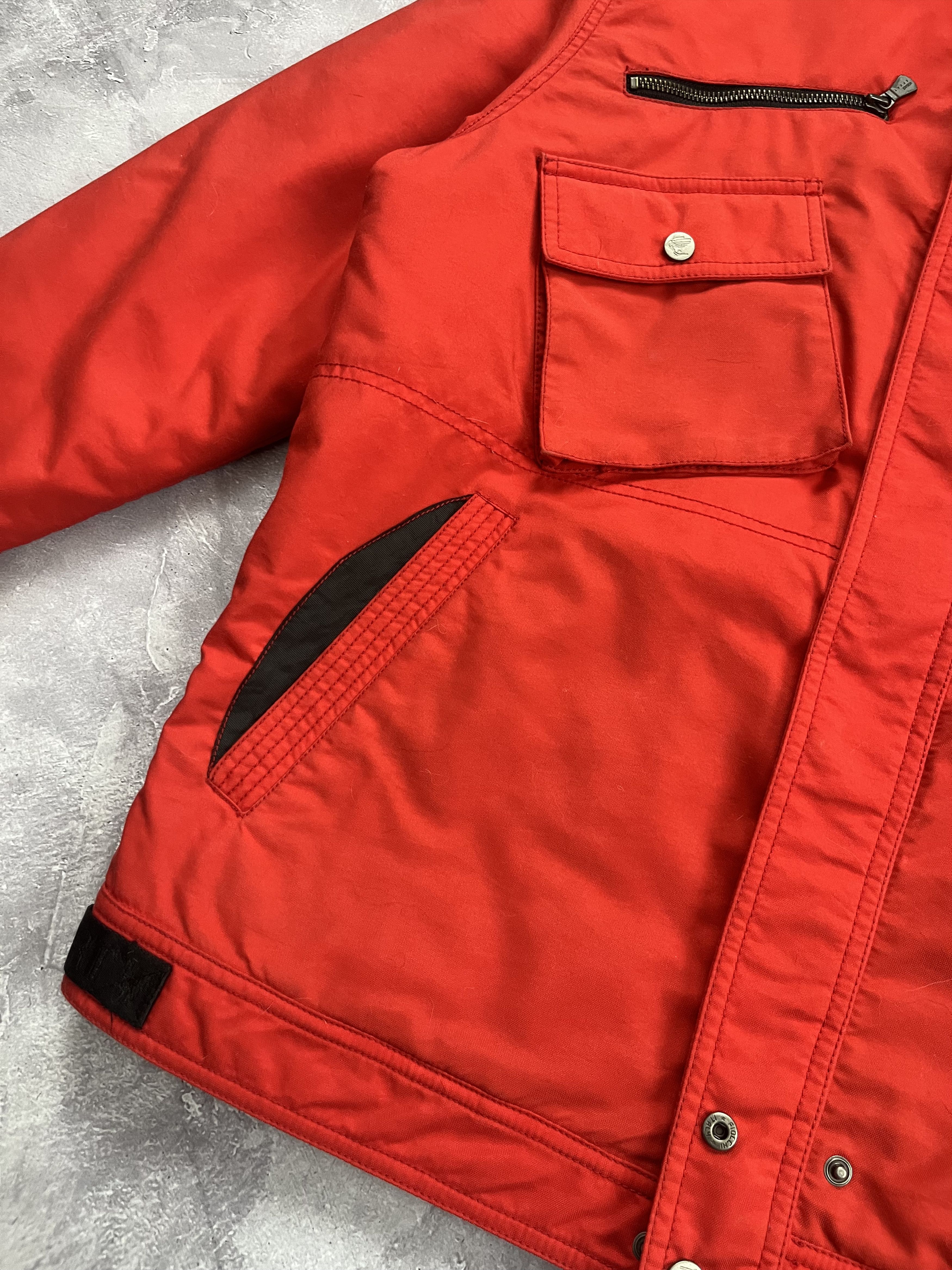 Versace Vintage Versace Sport Diaplex Biker Jacket Style Red Logo Size US L / EU 52-54 / 3 - 6 Thumbnail