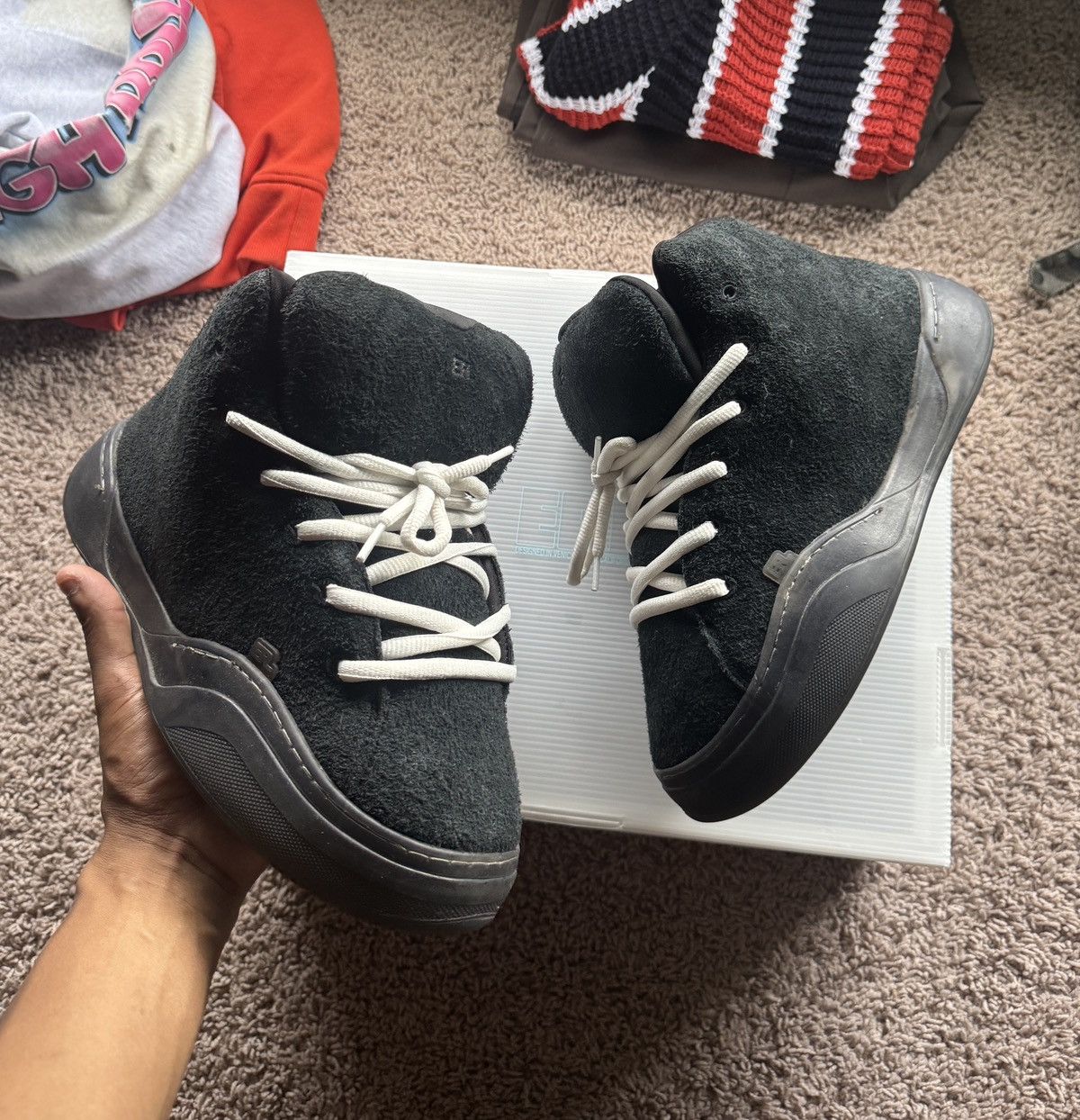 「希少」ERL VAMPS electric gray ERL Erl Vamp Sneakers Electric Gray NEW! | Grailed