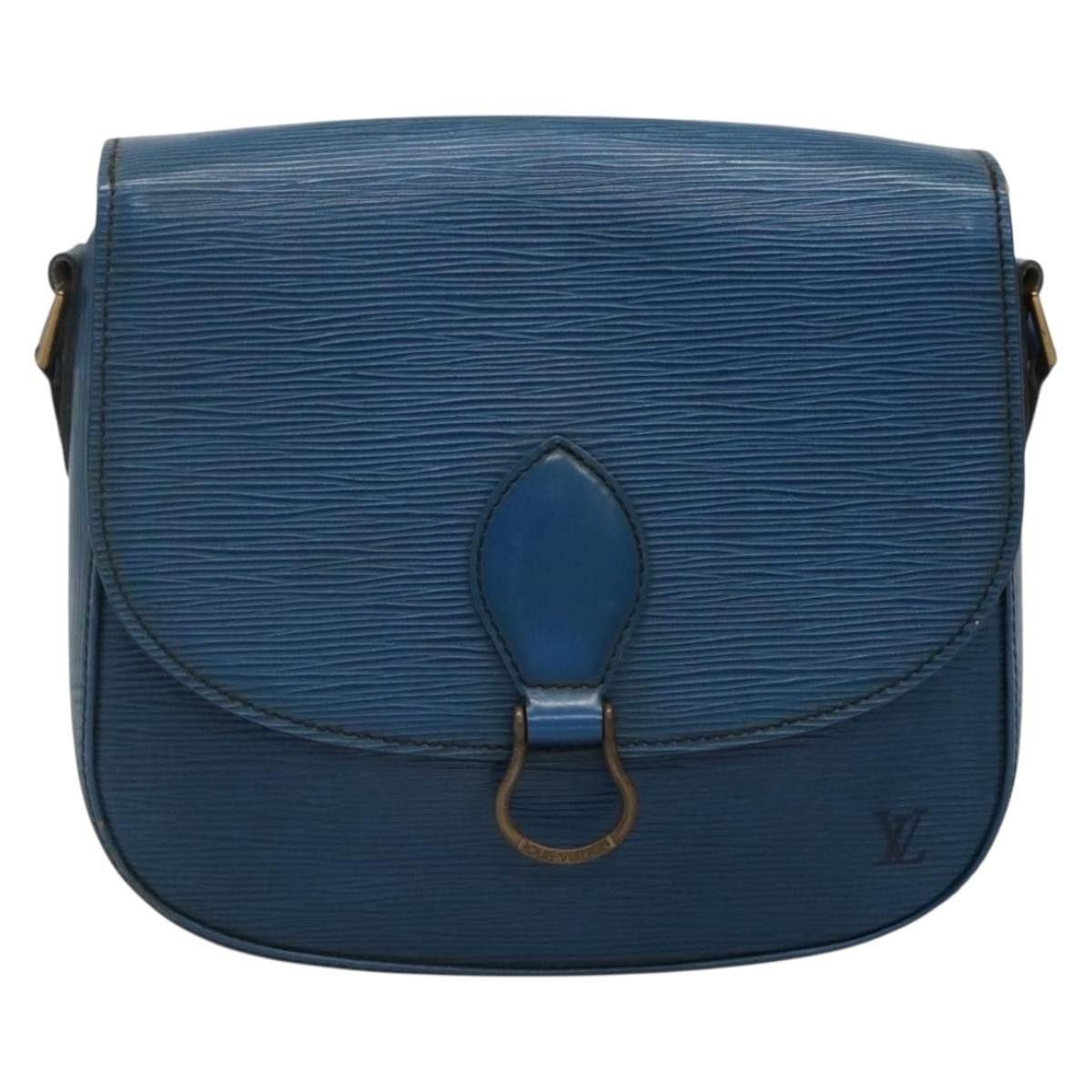 Louis Vuitton LOUIS VUITTON Epi Saint Cloud GM Shoulder Bag Toledo Blue Size ONE SIZE - 2 Thumbnail