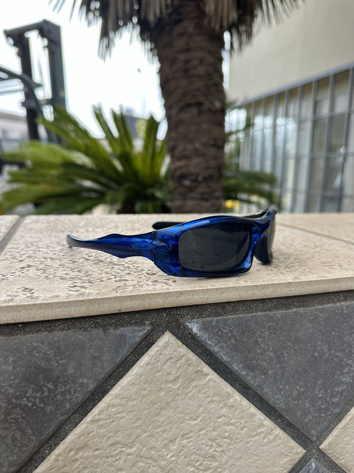 Oakley Oakley Sunglasses Blue 6635 Size ONE SIZE - 1 Thumbnail