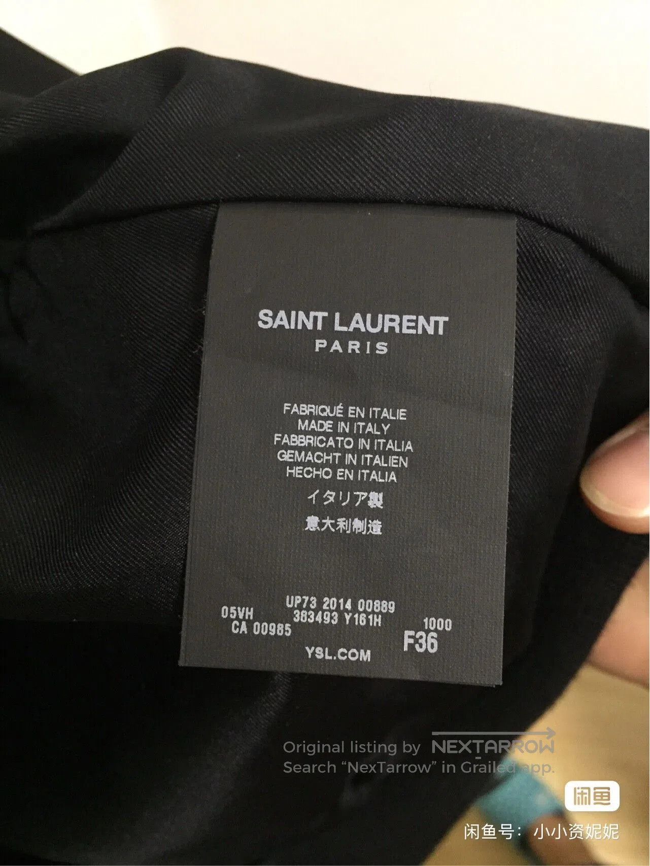 Saint Laurent Paris Saint Laurent SLP Firework Satin Baseball Jacket. Size XS / US 0-2 / IT 36-38 - 2 Thumbnail