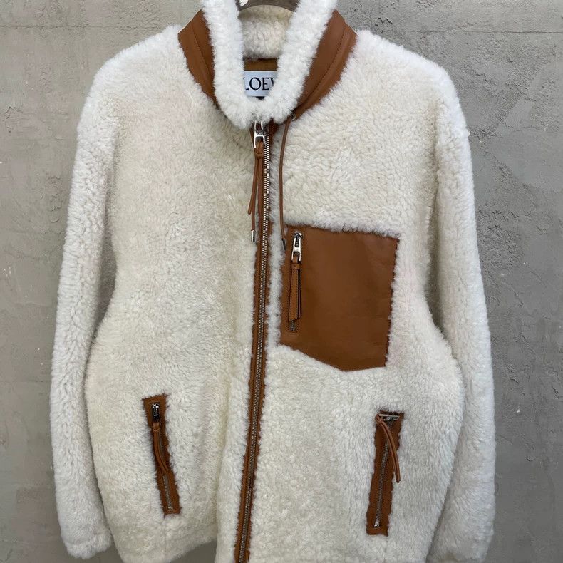 Other LOEWE White fur inside and full fur lined coat Size XL / US 12-14 / IT 48-50 - 3 Thumbnail