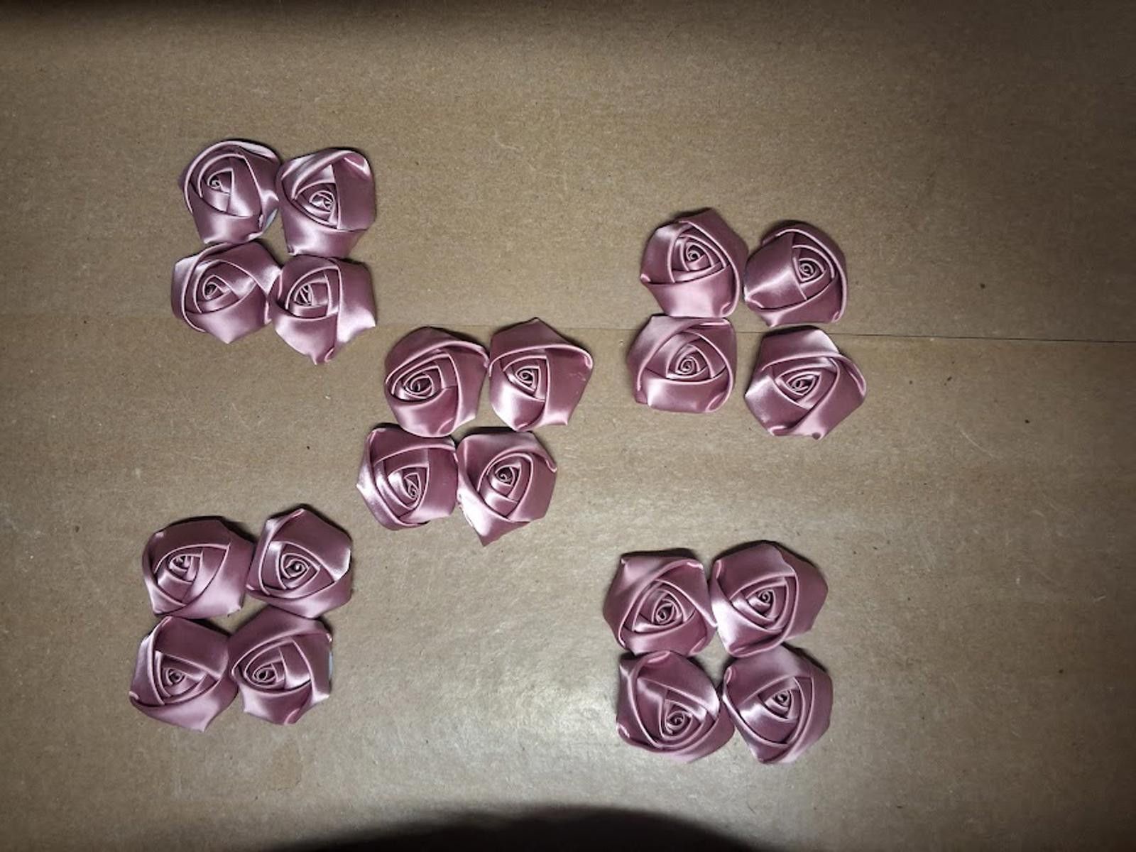 Other Pink Satin Rose Embellishments - Perfect for DIY Magic! Size ONE SIZE - 1 Thumbnail