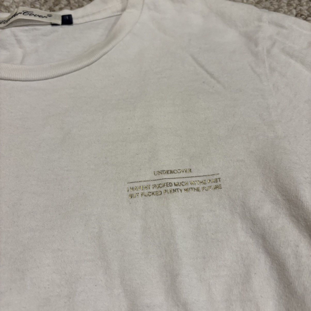 Undercover FW16 “Fucked W/ The Past” Tee - Size 1
