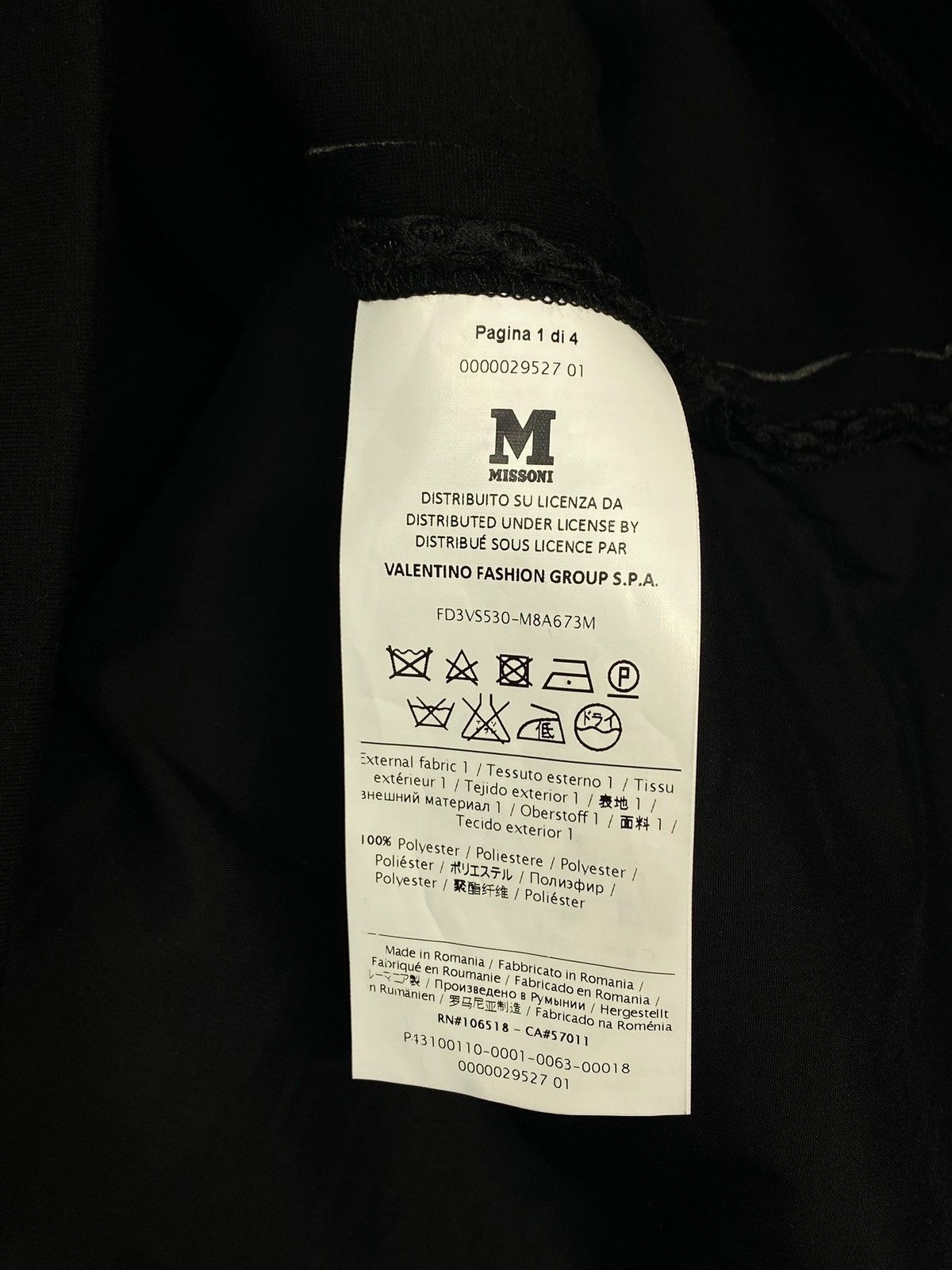 Missoni 2000s M Missoni Full Black Midi Dress Mesh Back Size S / US 4 / IT 40 - 14 Thumbnail