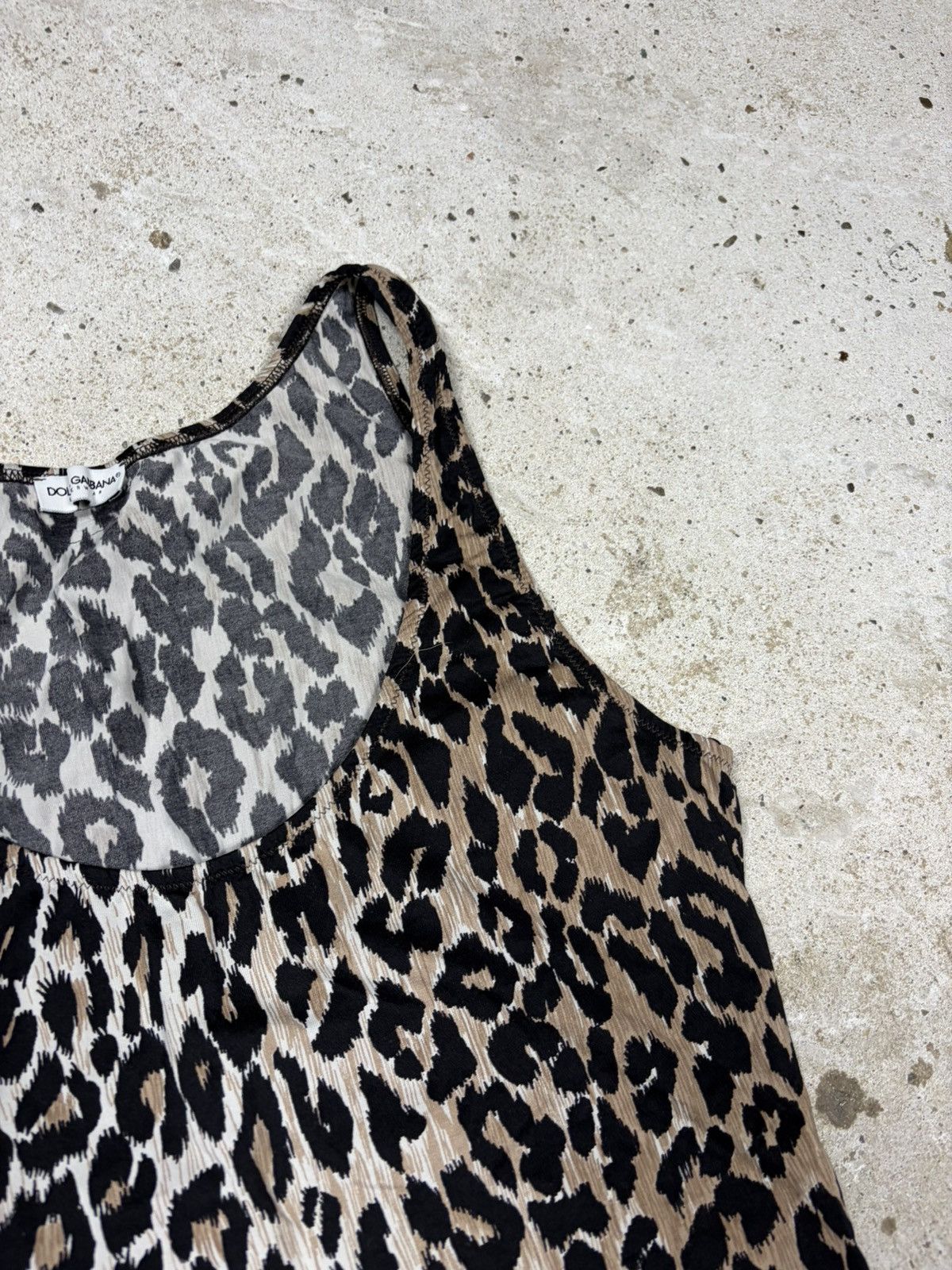 Dolce & Gabbana Vintage 2000s Dolce & Gabbana Underwear Leopard Print Tank Size S / US 4 / IT 40 - 6 Thumbnail