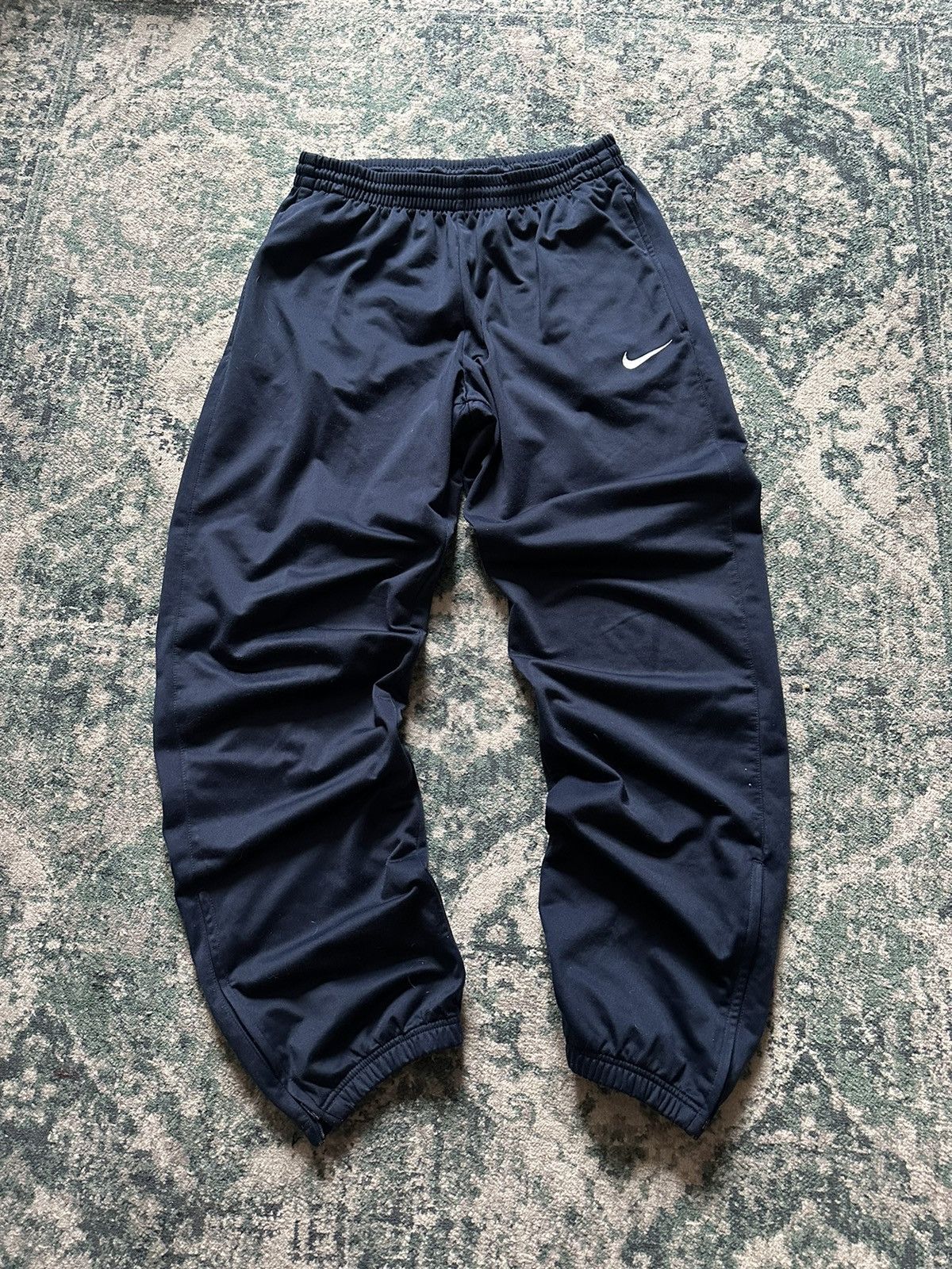 VINTAGE NIKE SWOOSH BAGGY TN SKEPTA STYLE TRACK PANTS M