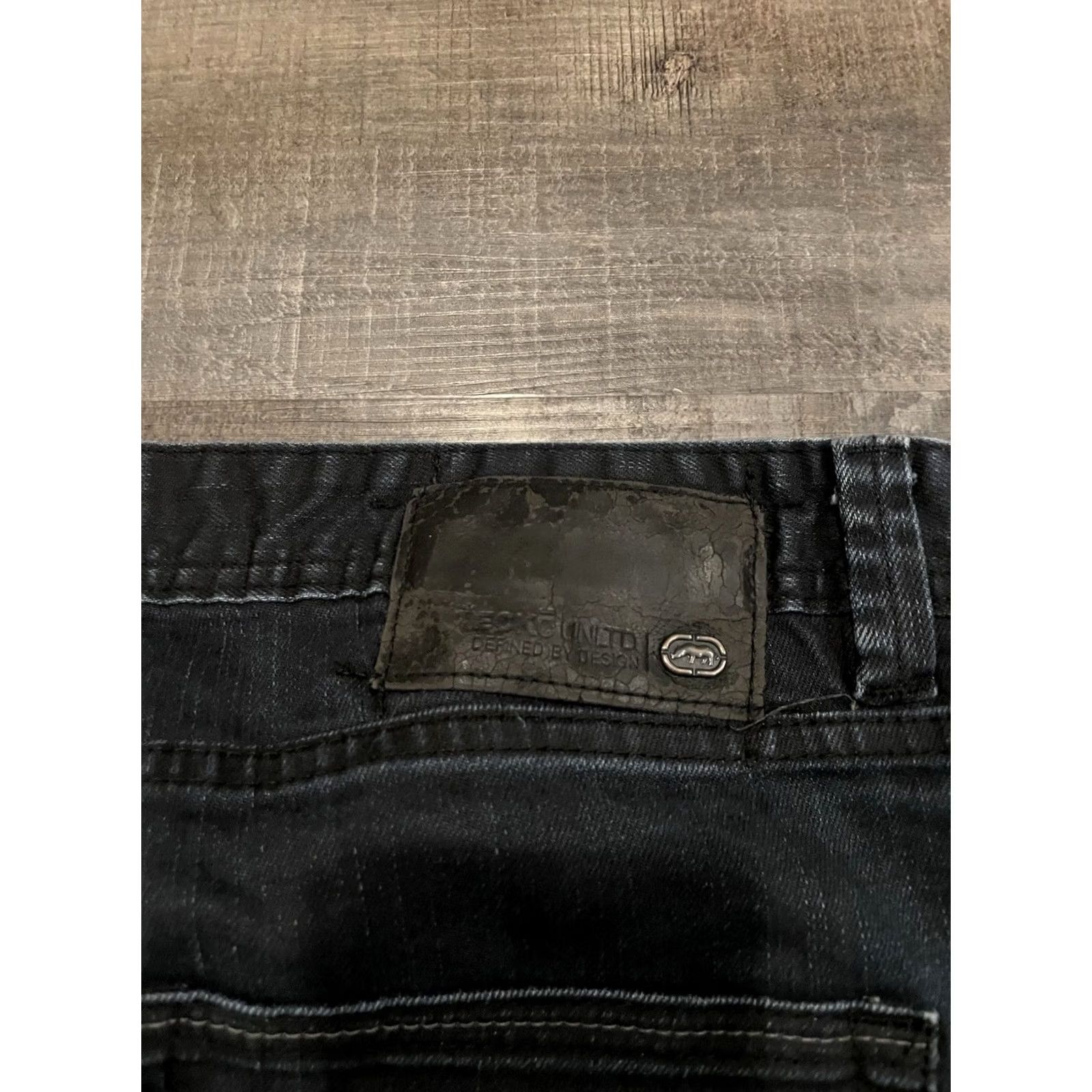Ecko Unltd. Ecko Unltd Jeans Mens 40x34 Dark Blue Denim Slim Straight Hip Hop 90s City Brand: Ecko Unltd. 40 Inseam 5-Pocket Logo VINTAGE? Size US 40 / EU 56 - 3 Thumbnail