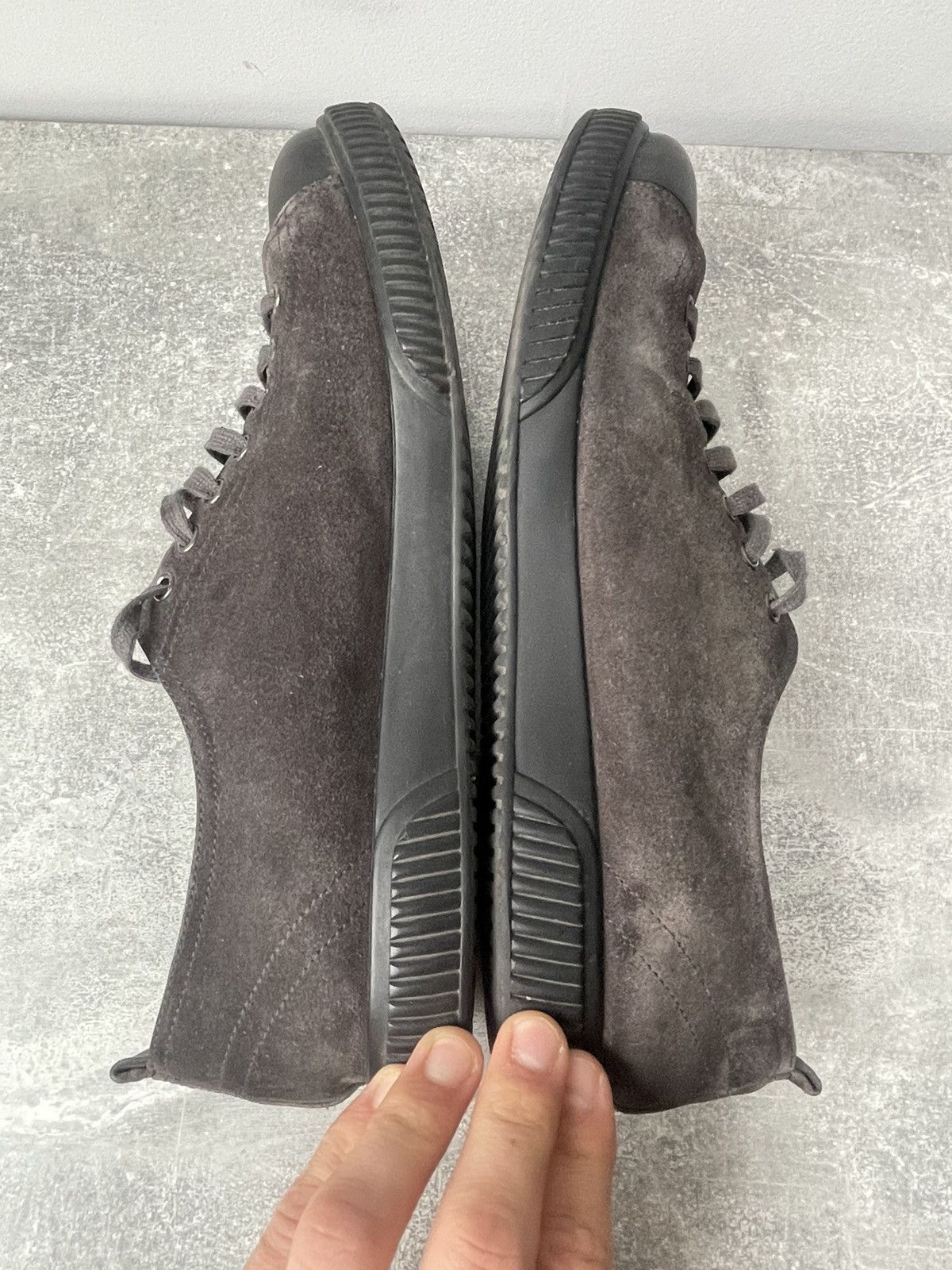Prada Prada Sport Suede Sneakers Grey Size US 8.5 / EU 41-42 - 5 Thumbnail