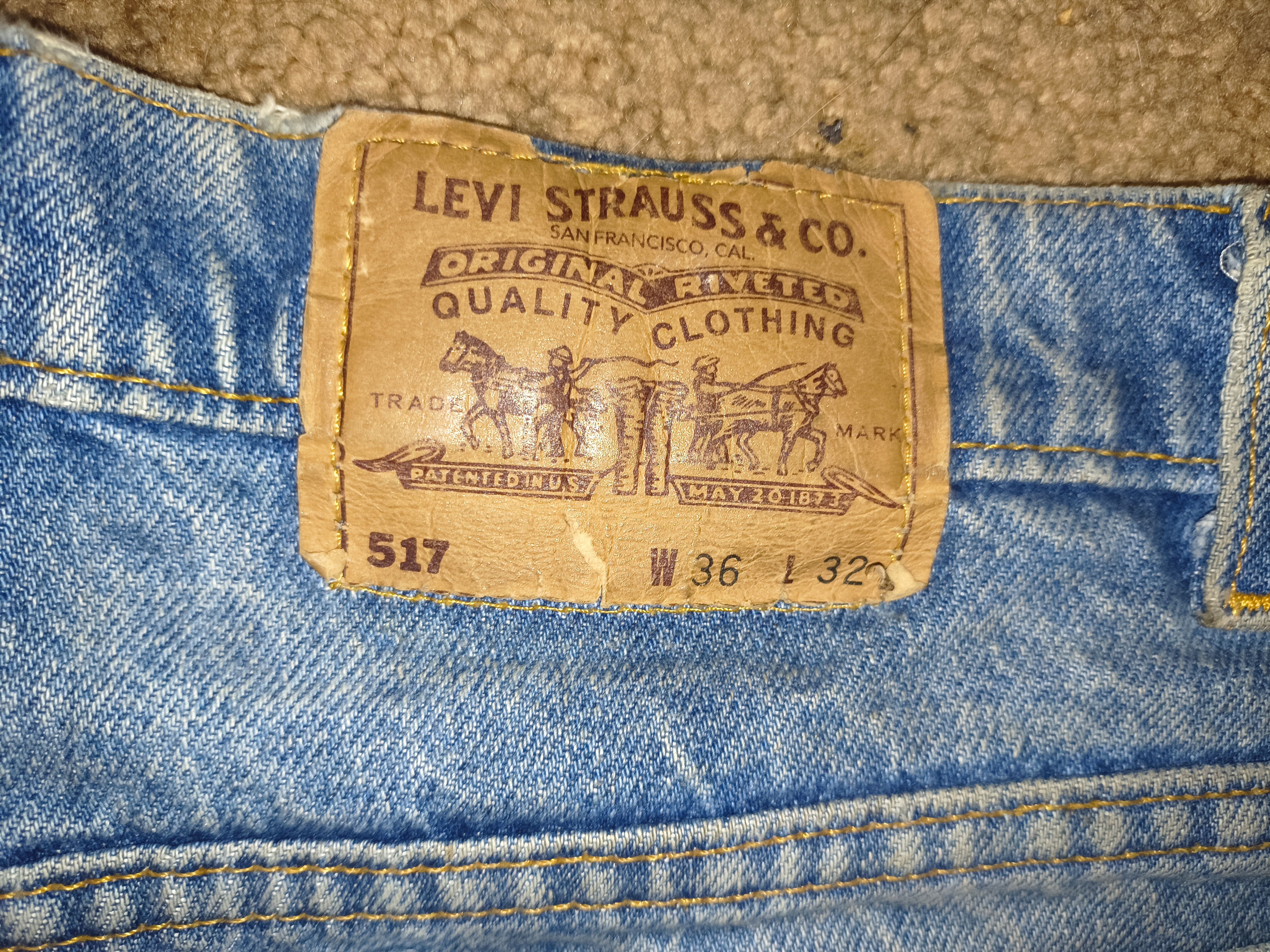 Levi's Vintage Levi's 517 orange tab size 36x32 very rare Size US 36 / EU 52 - 4 Thumbnail