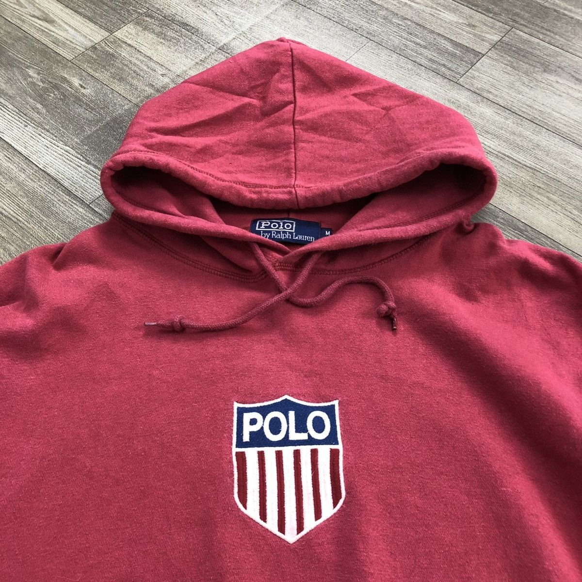 Polo Ralph Lauren 90s Vintage Polo Ralph Lauren Kswiss Logo Hoodie Size US M / EU 48-50 / 2 - 3 Thumbnail