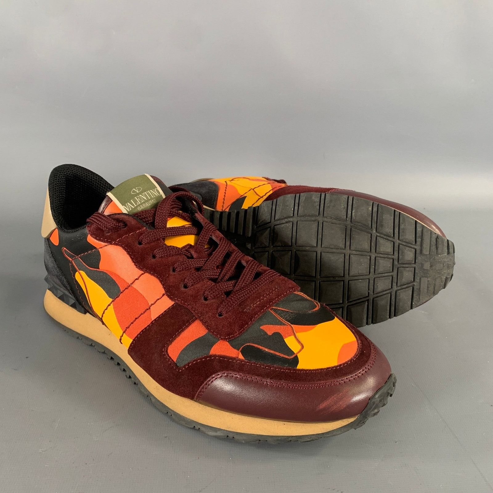 Valentino VALENTINO Size 11 Red Multi-Color Hike Sneakers Size US 11 / EU 44 - 5 Thumbnail