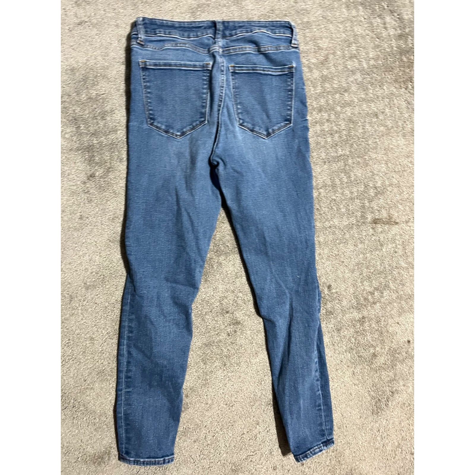 Gap GAP High Rise Universal Legging Jeans Size 4/27 Distressed Size 27" / US 4 / IT 40 - 3 Thumbnail