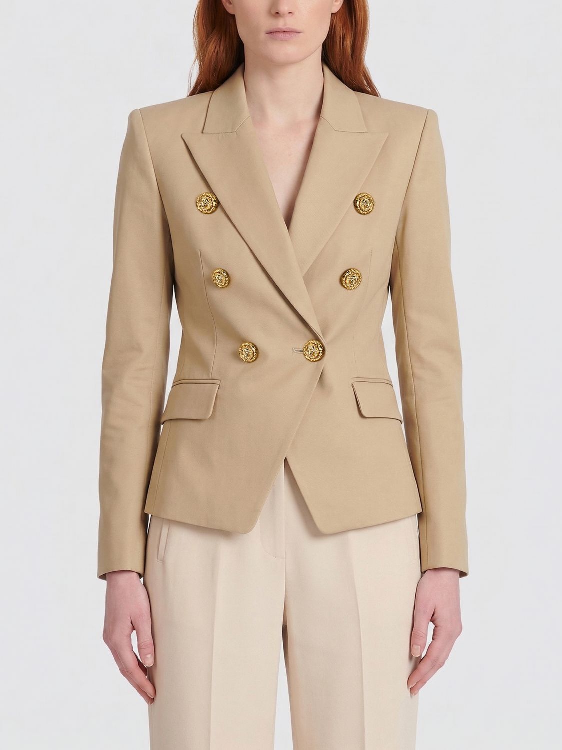 Balmain Balmain Jacket Woman Beige Size XS / US 0-2 / IT 36-38 - 1 Thumbnail