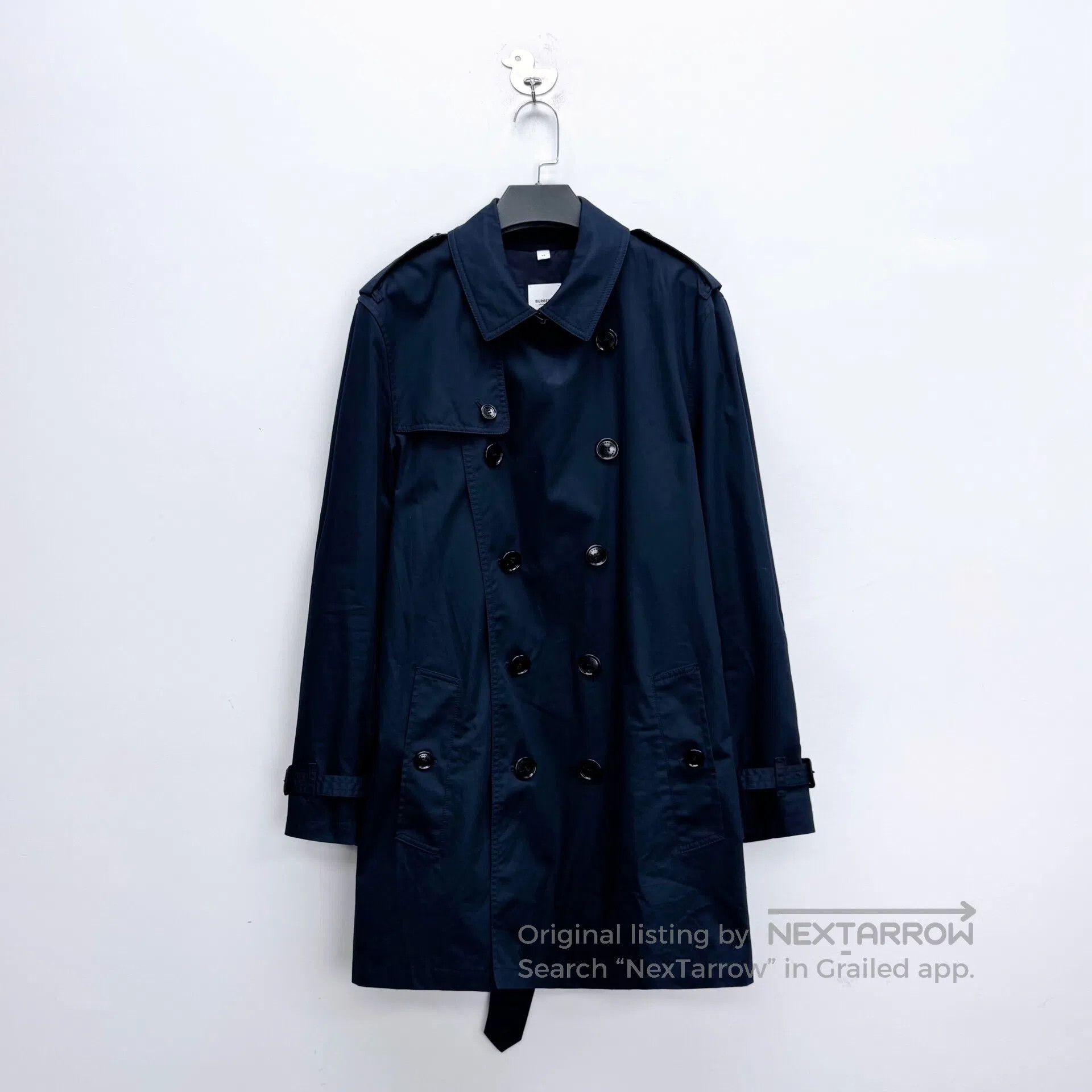 Burberry Burberry Dark pattern B-letter logo printed belted trench Size US M / EU 48-50 / 2 - 1 Thumbnail