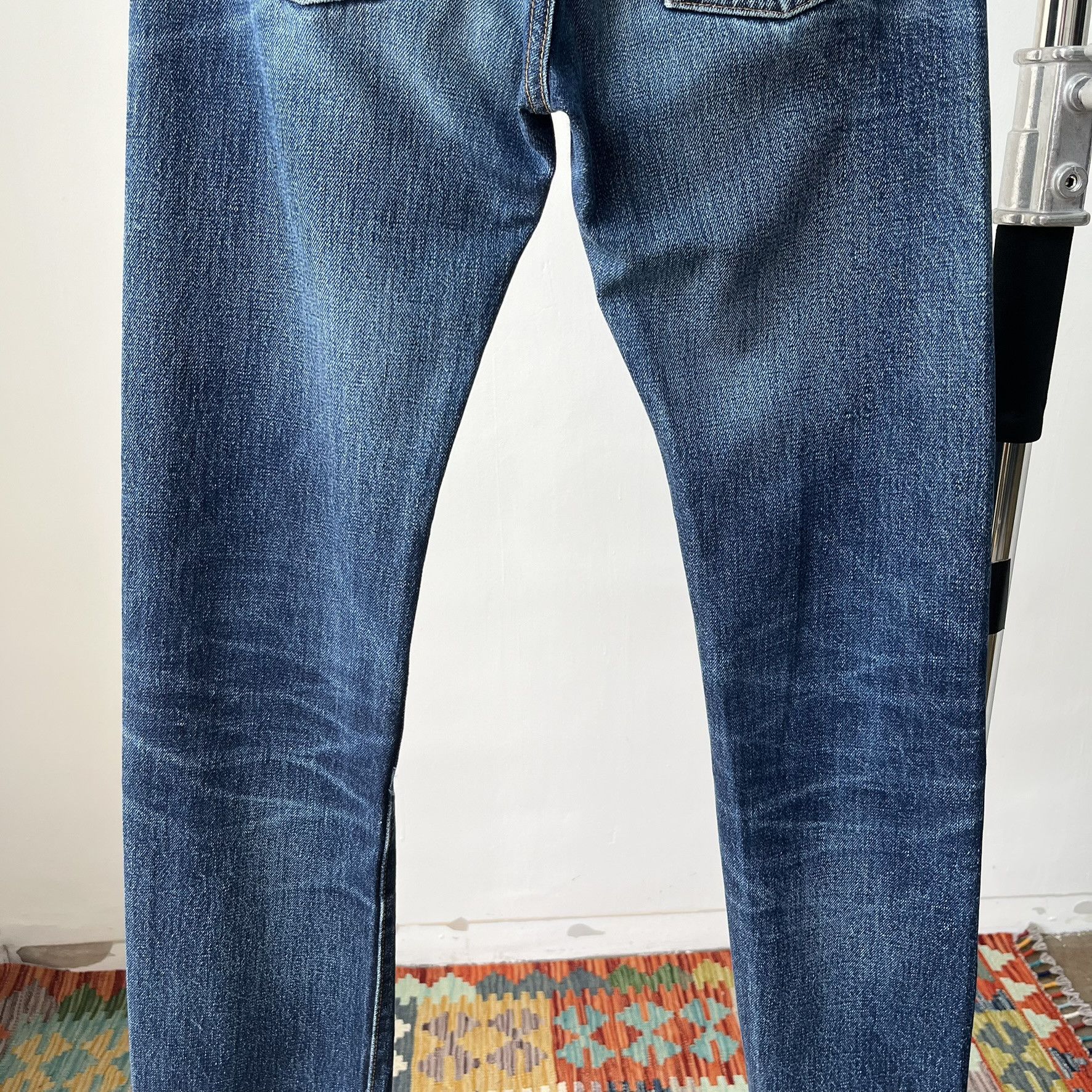 Denime Size 28x32.5 Vintage 80s Denime Big E Japan Denim Jean S1498 Size US 28 / EU 44 - 12 Thumbnail