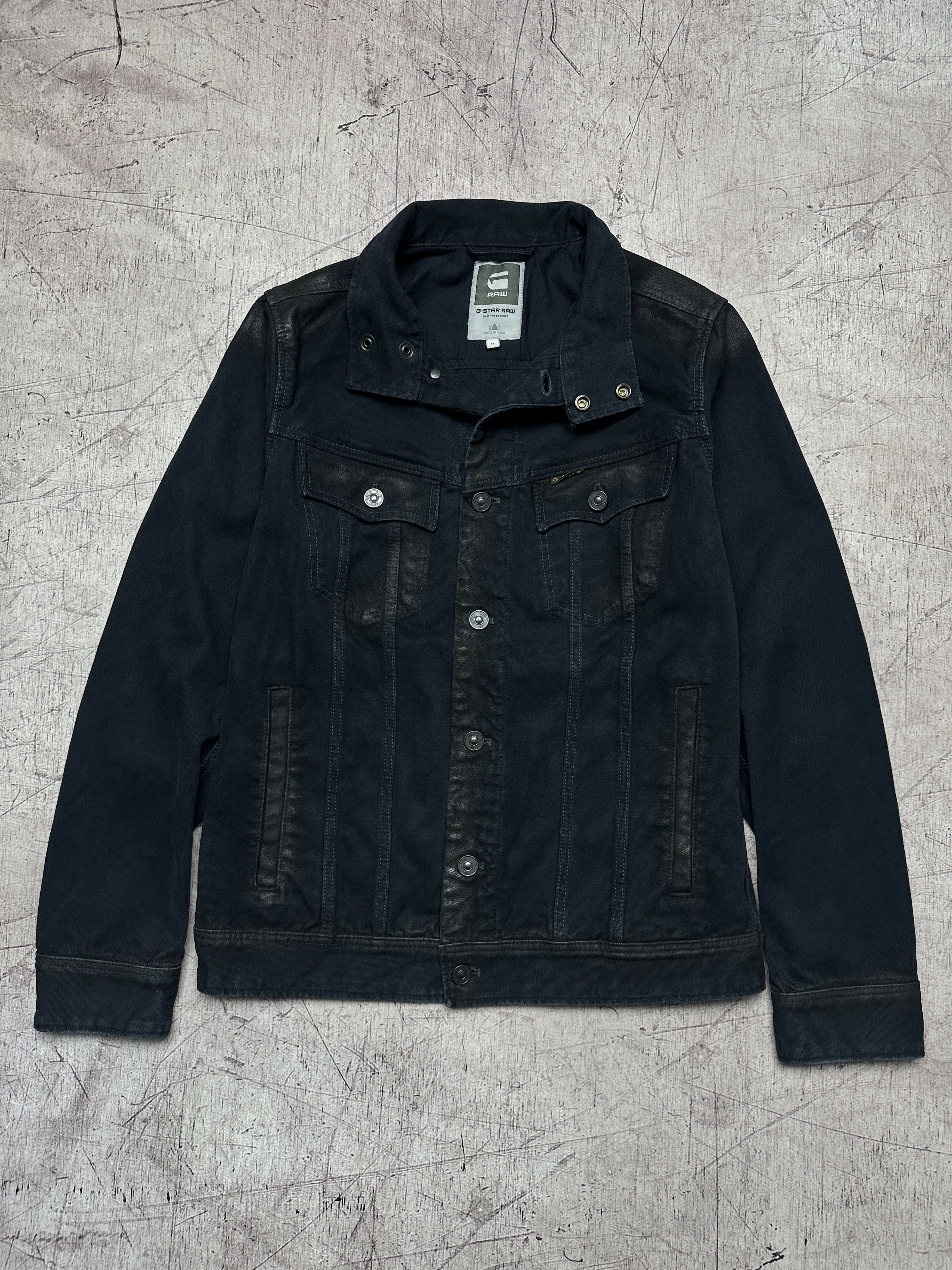 G-Star G Star Raw Mens Slim Tailor Stand 3D Denim Jacket Size US M / EU 48-50 / 2 - 1 Thumbnail