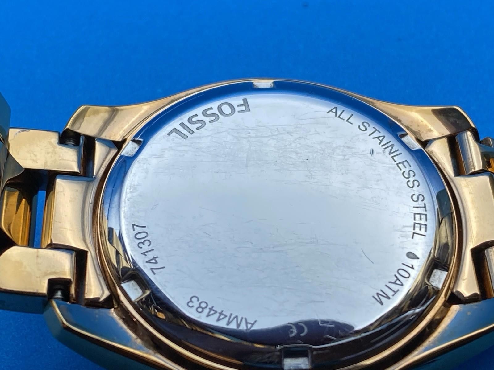 Fossil Fossil AM4483 Cecile Stainless Steel Rose Gold Dial Watch Size ONE SIZE - 7 Thumbnail