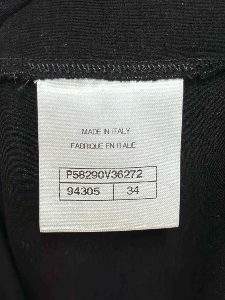 Chanel ChanelSmall logo rolled edge braided short sleeves 2503-Nex Size XXS / US 00 / IT 34 - 6 Thumbnail