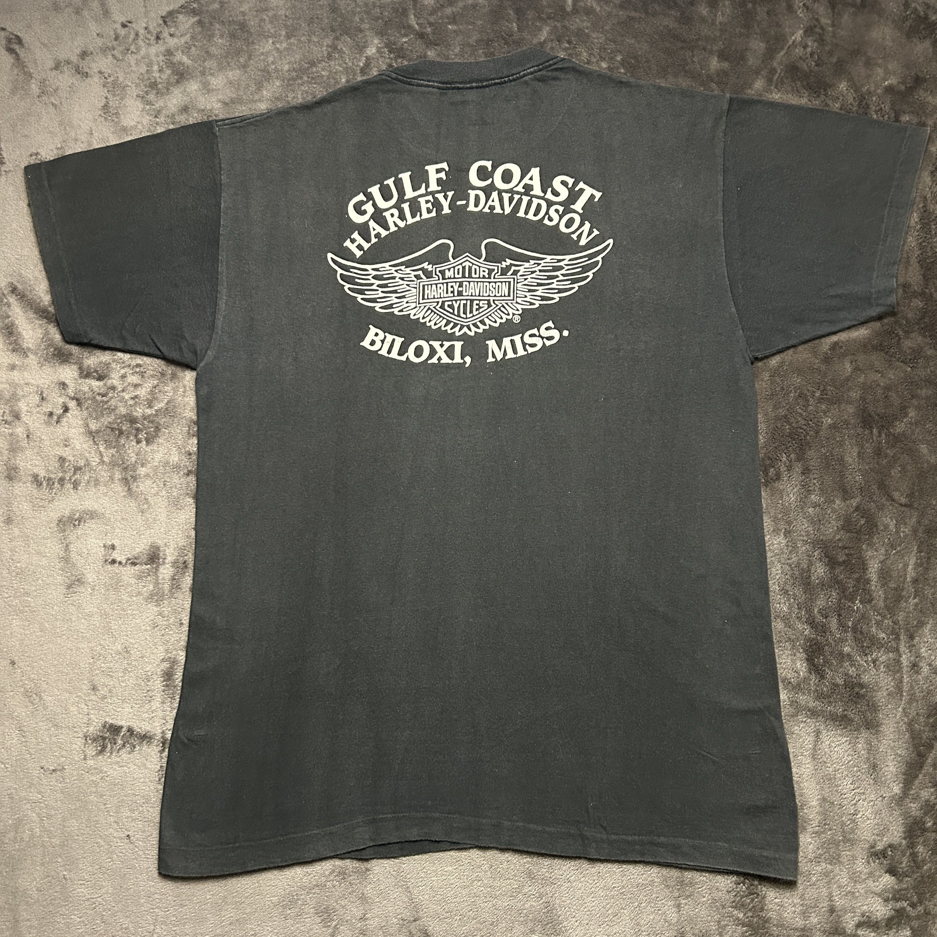 Vintage Harley Davidson Springer Softail 3D Emblem 1991 T-shirt Size US XL / EU 56 / 4 - 2 Thumbnail