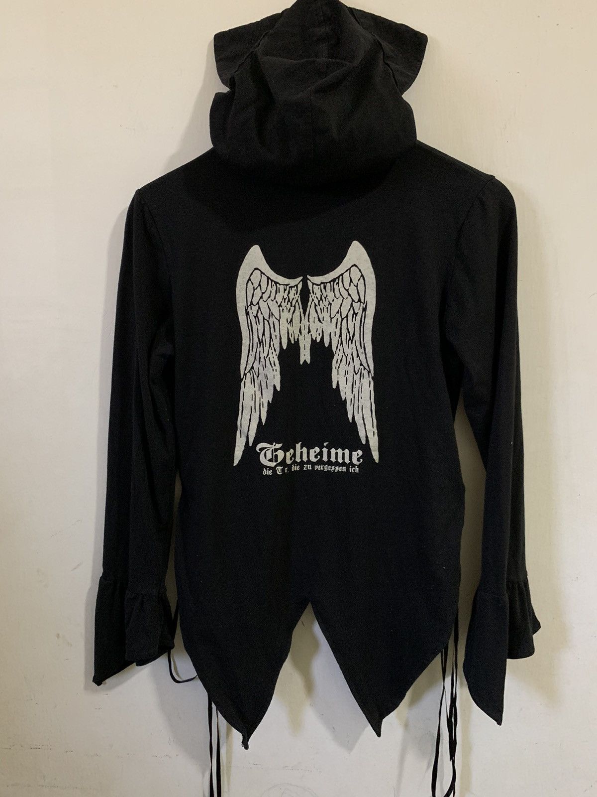 Japanese Brand Blood Storm Y2K Fetaher Crown Skull Hooded Size M / US 6-8 / IT 42-44 - 11 Thumbnail