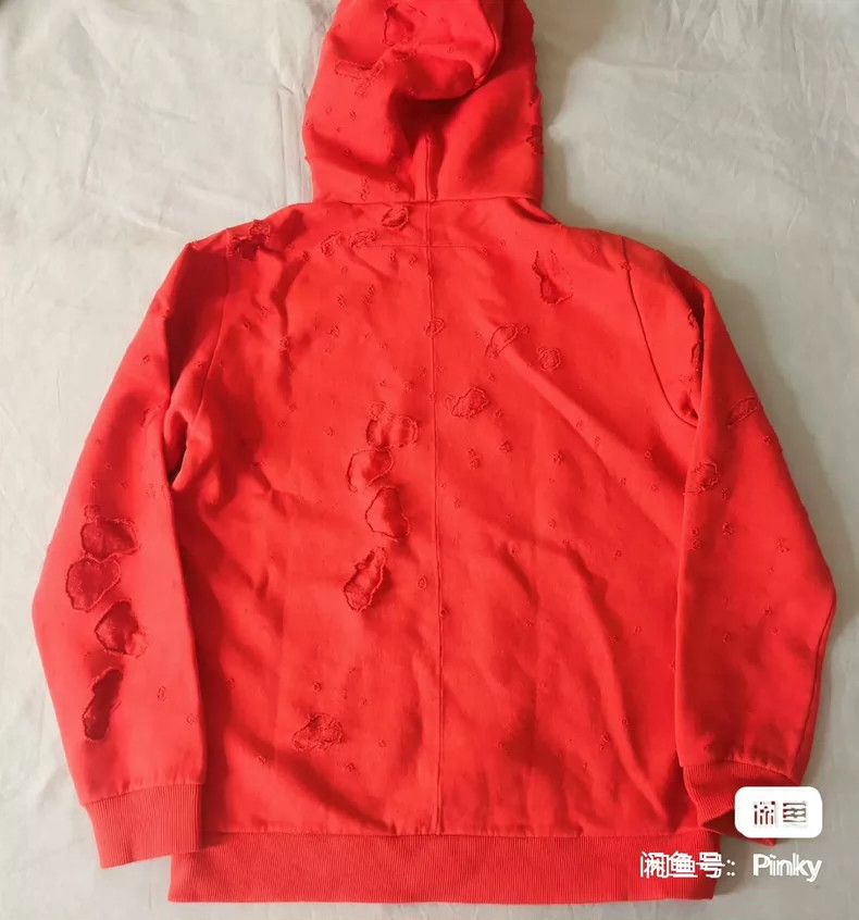 Givenchy Givenchy Ripped Hoodie with Hood Size US M / EU 48-50 / 2 - 6 Thumbnail
