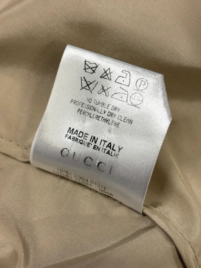Gucci SS2004 Gucci Beige Cropped Nylon Jacket Size S / US 4 / IT 40 - 13 Thumbnail