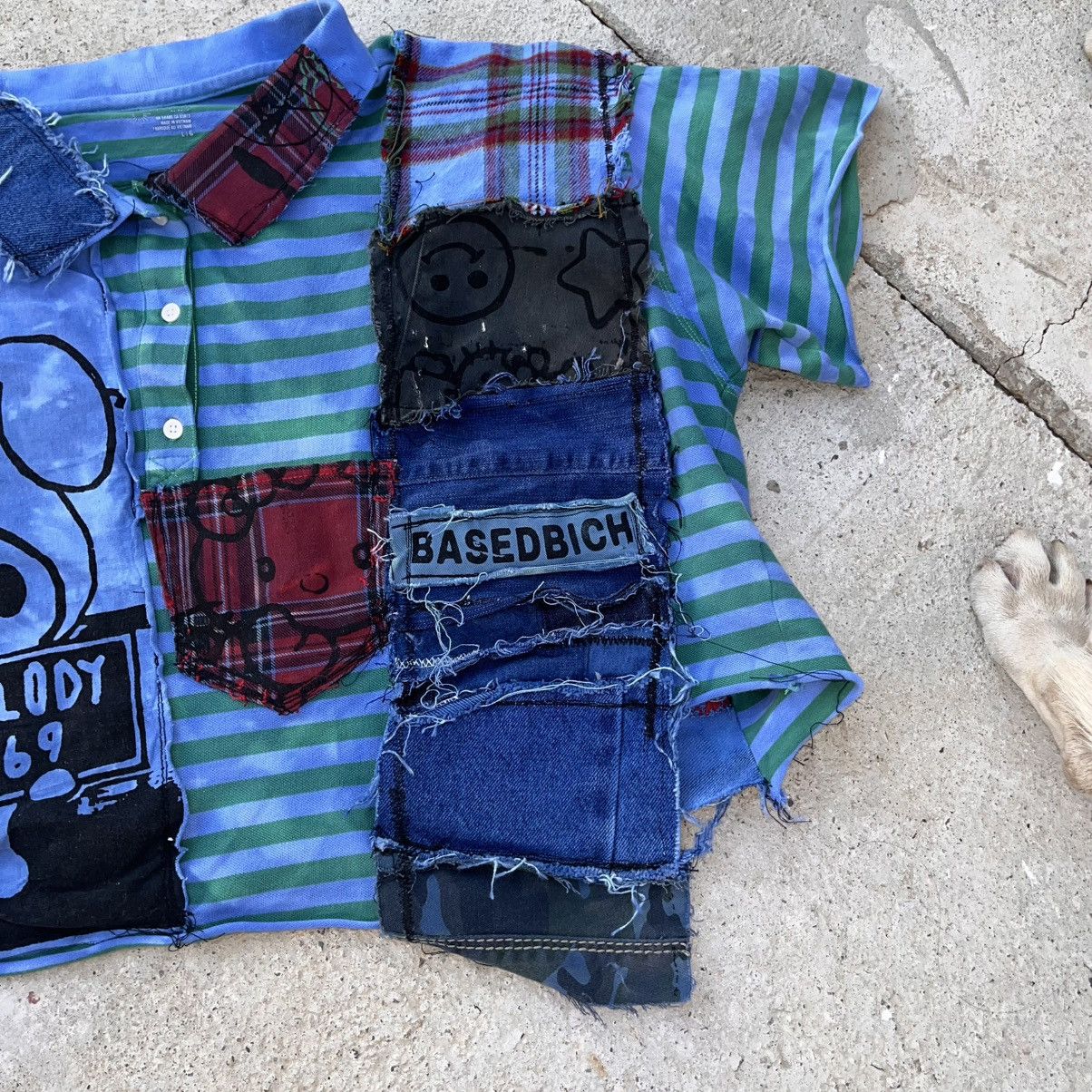 Designer Basedbich 1of1 unisex cropped custom polo size Msmall/Wlarge Size US S / EU 44-46 / 1 - 3 Thumbnail