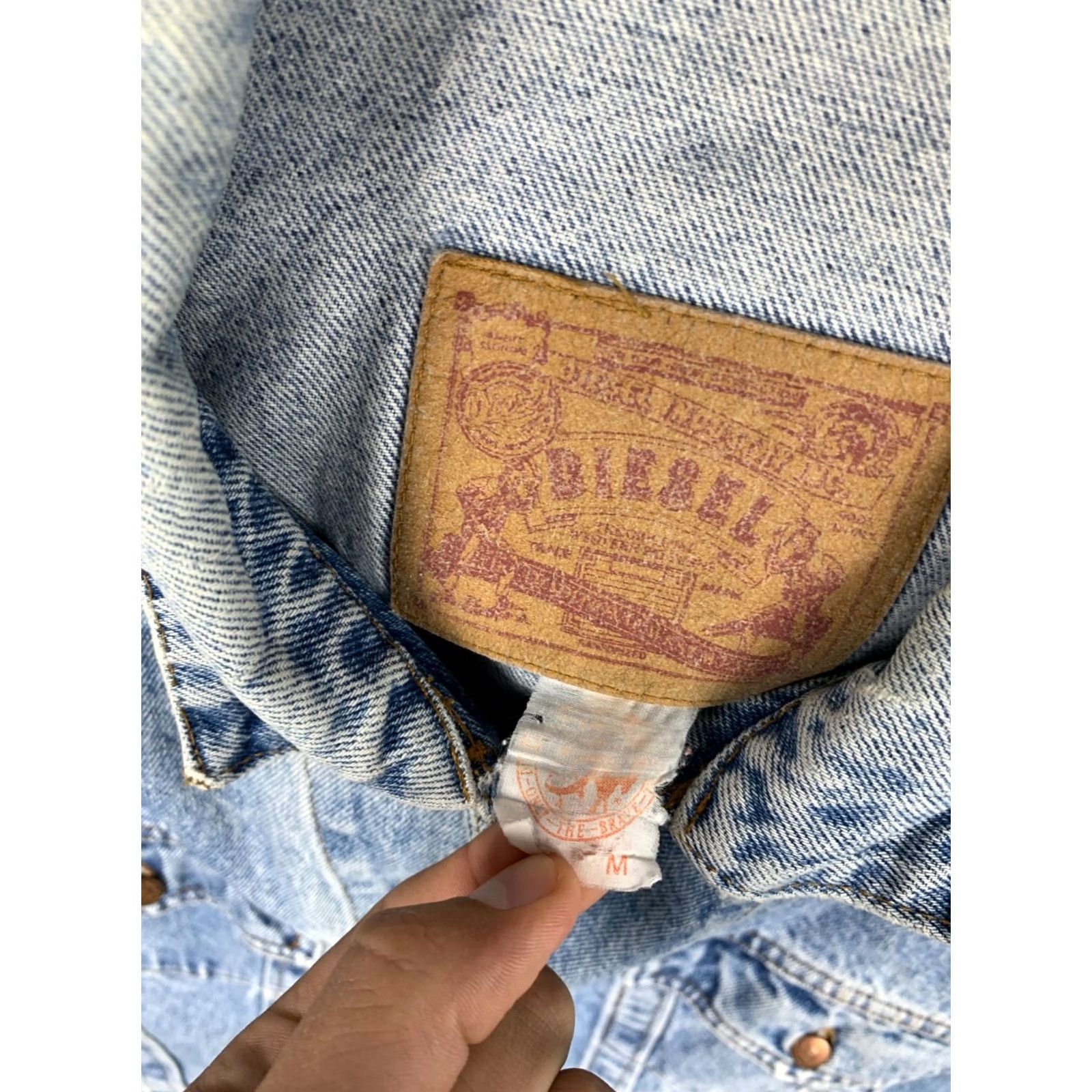 Diesel Diesel Star Series Vintage Mens Distressed Denim Jacket M Blue Jacket Mens N/A Size US M / EU 48-50 / 2 - 5 Thumbnail