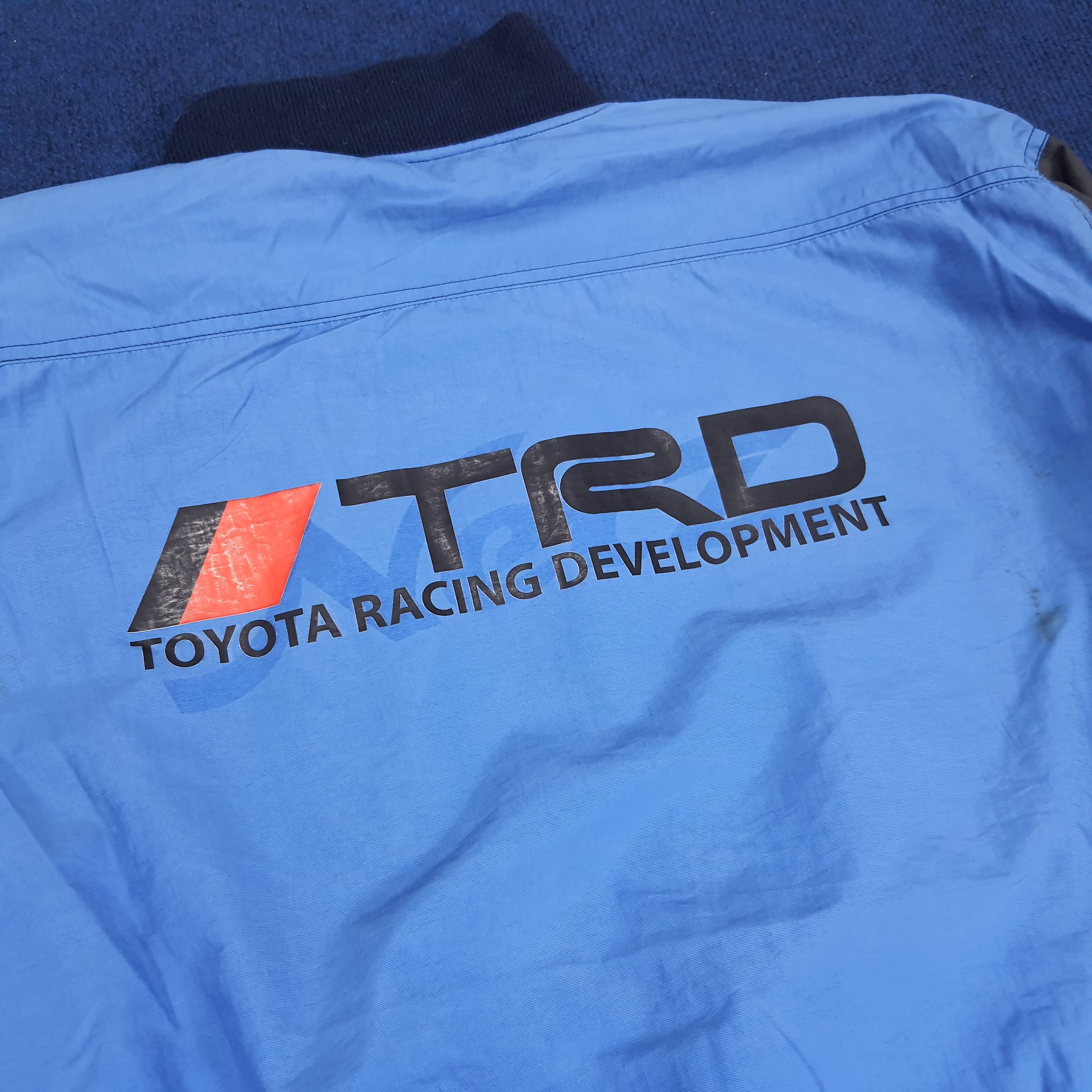 Japanese Brand × Vintage Vintage TRD Toyota Racing Custom Motorsports Bomber Jacket Size US XL / EU 56 / 4 - 2 Thumbnail