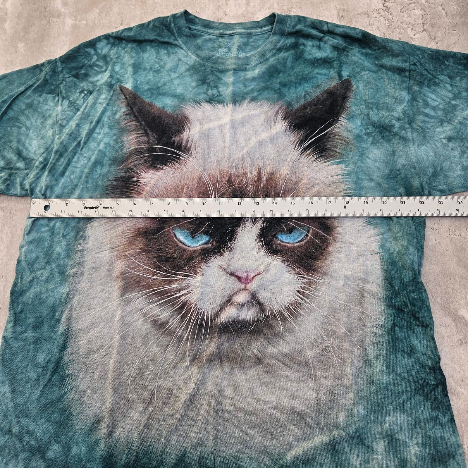 The Mountain The Mountain Grumpy Cat Size XL Teal Tye Dye Size US XL / EU 56 / 4 - 3 Thumbnail