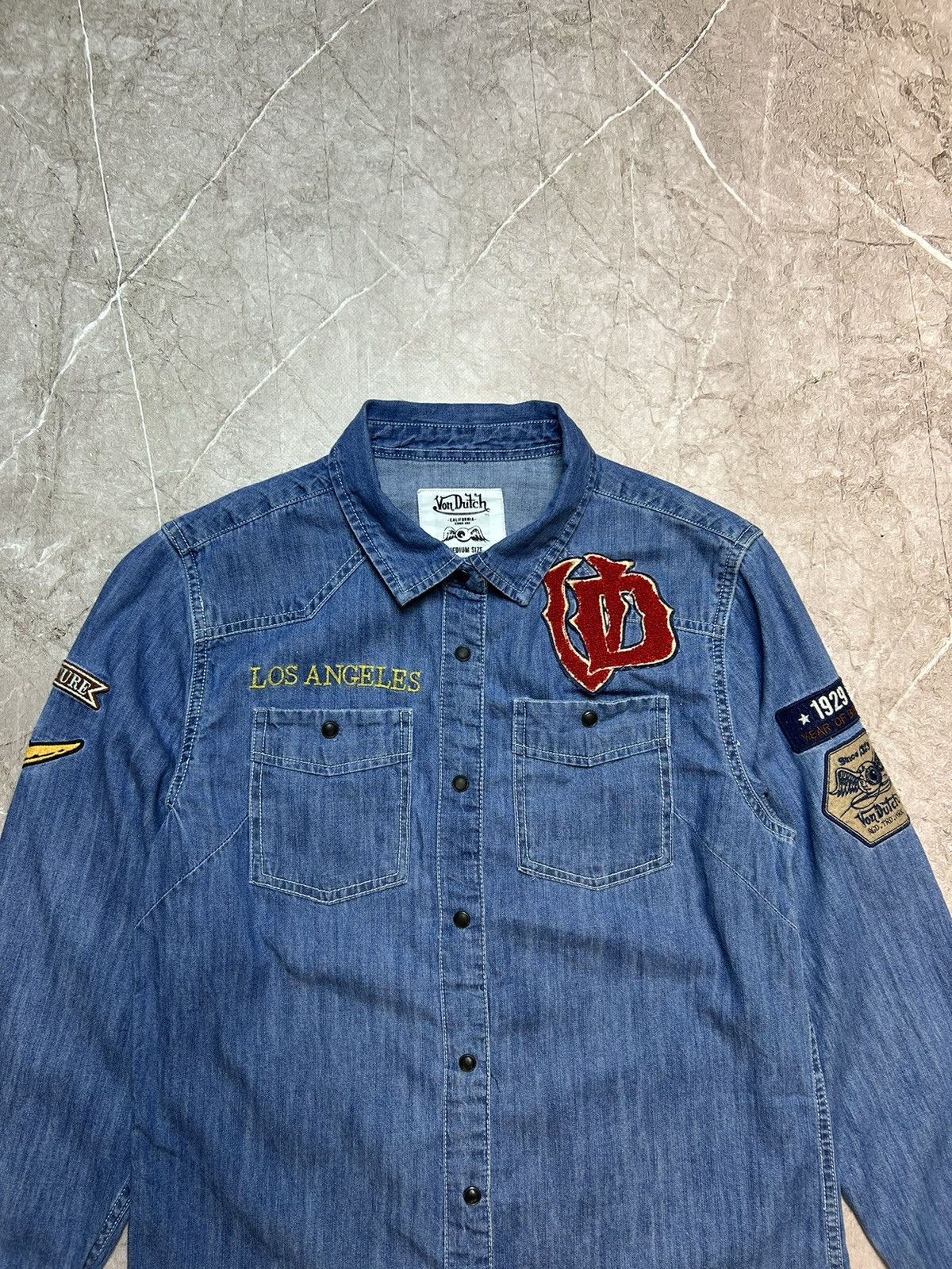 Von Dutch Von Dutch jeans Shirt Size M / US 6-8 / IT 42-44 - 3 Thumbnail