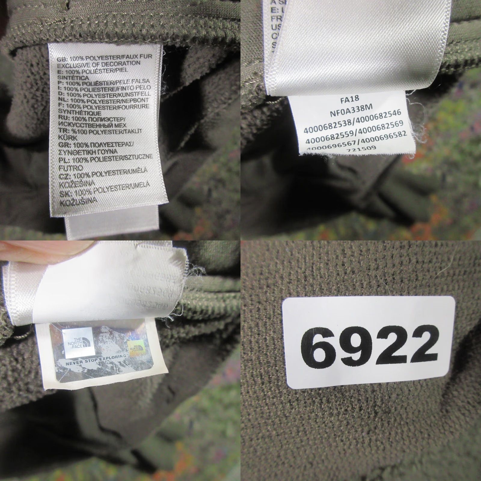 The North Face The North Face Sherpa Fleece Sweater Jacket Women M Taupe Full Zip High Neck Size M / US 6-8 / IT 42-44 - 8 Thumbnail