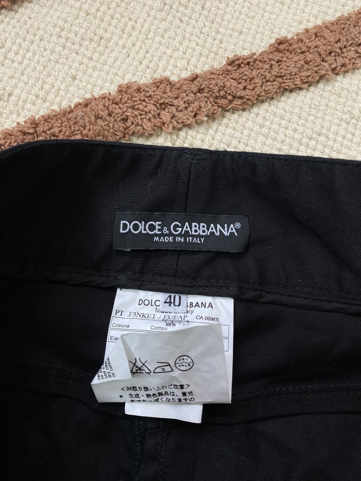 Dolce & Gabbana VINTAGE DOLCE&GABBANA CLASSIC STRAIGHT TROUSERS Size 27" / US 4 / IT 40 - 6 Thumbnail