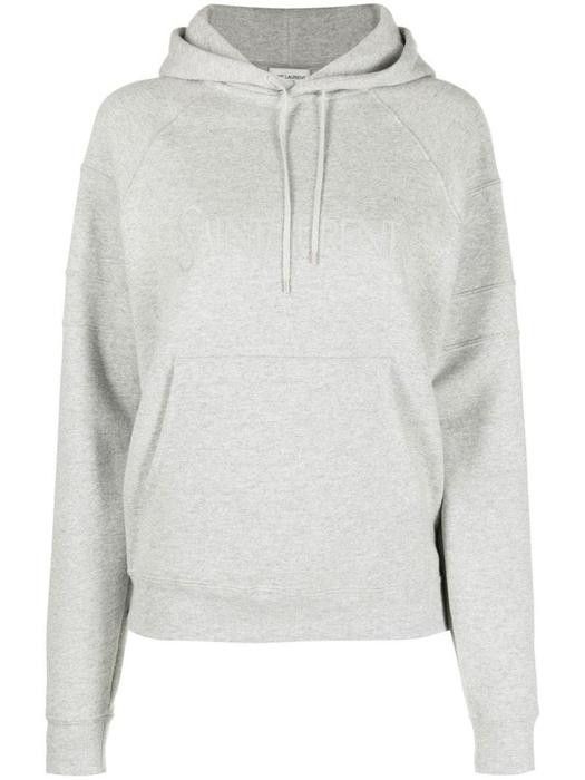 Saint Laurent Paris o1s1wg110425 728319 Hoodie in Grey Size US S / EU 44-46 / 1 - 1 Thumbnail