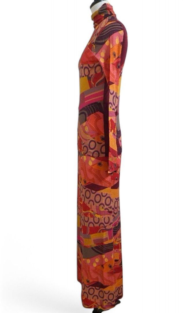 Jean Paul Gaultier Jean Paul Gaultier - Mesh Setup Red Roses Longsleeve  Dress | Grailed
