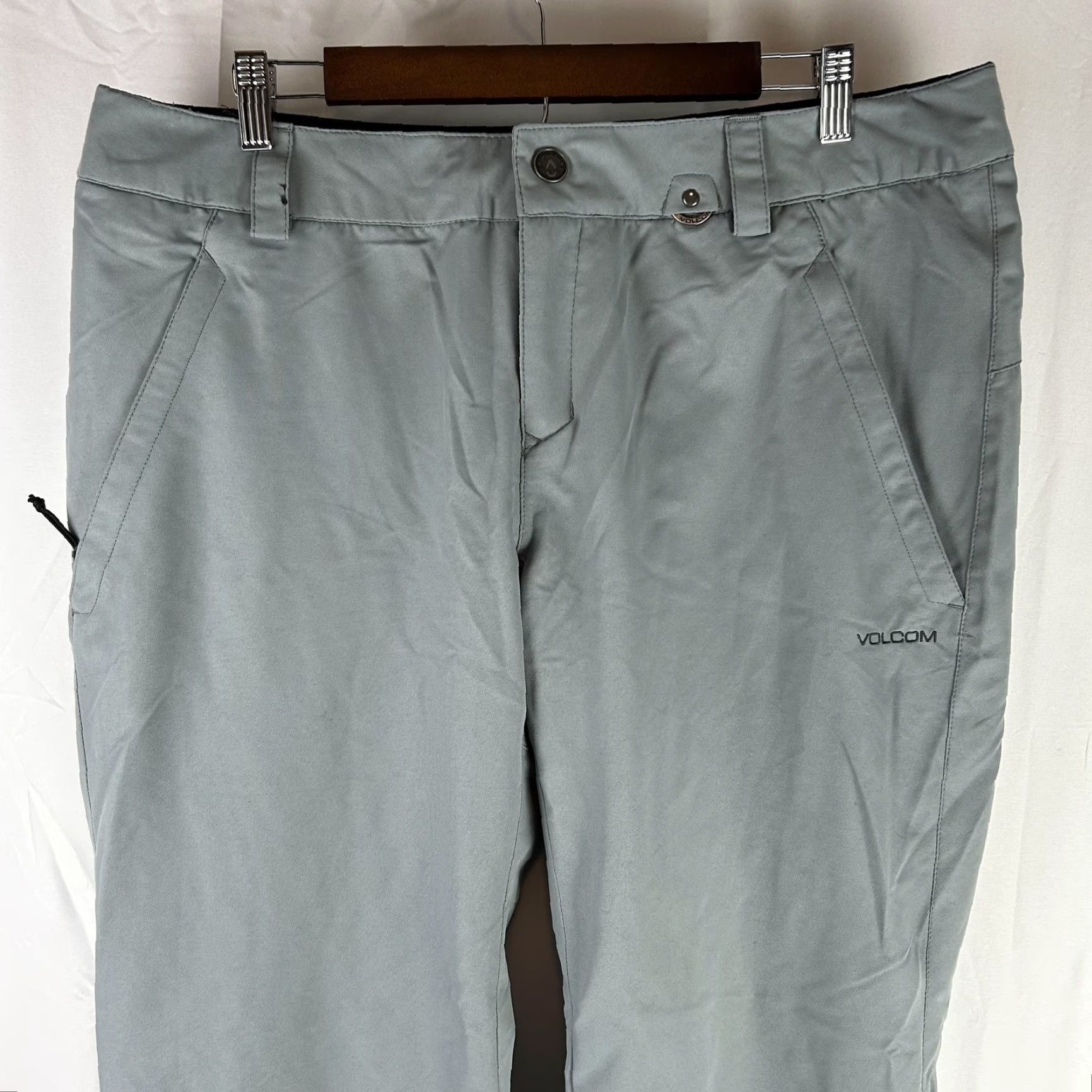Volcom Volcom Snow Pants Mens XL Gray Insulated Waterproof Ski Twill Lined 10K/10K Size US 36 / EU 52 - 2 Thumbnail