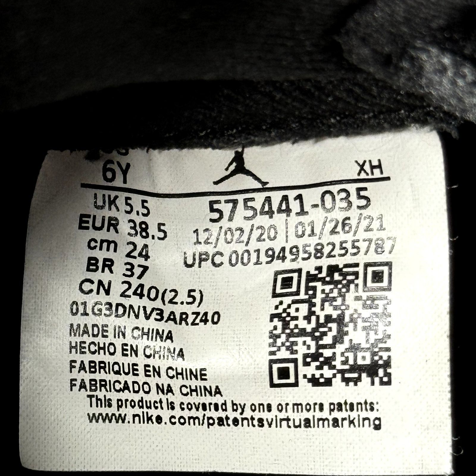 Jordan Brand × Nike Size 6 - Nike Air Jordan 1 Retro High OG GS Shadow 2.0 Size US 6 / EU 39 - 7 Thumbnail