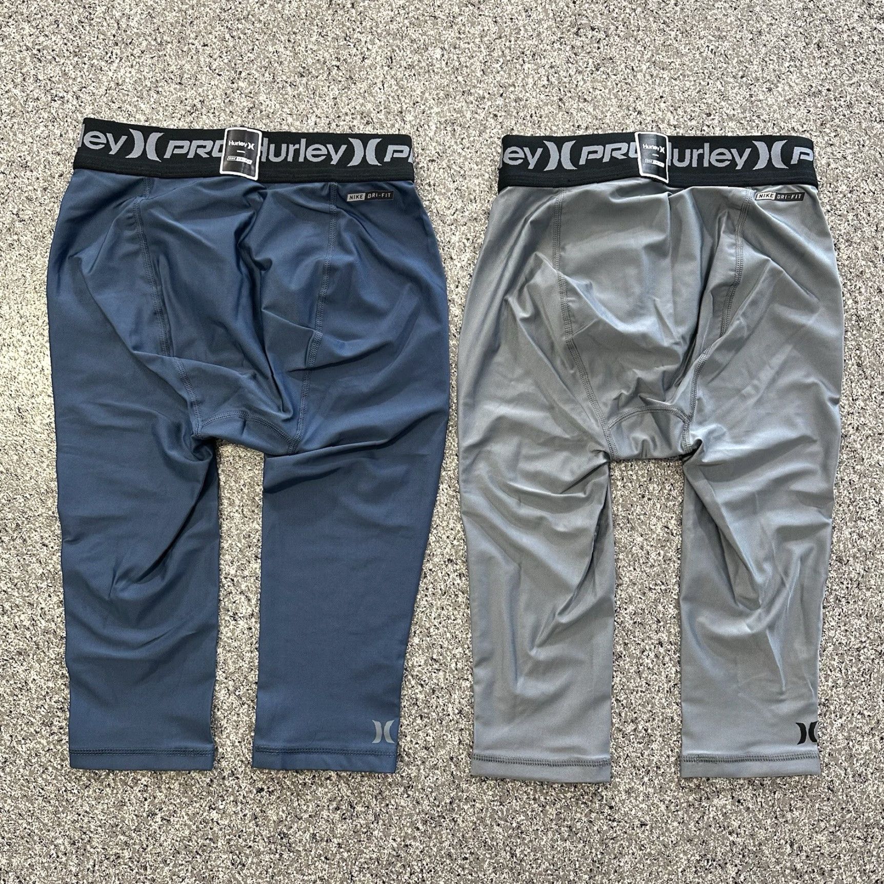 Hurley Hurley Pro 23” Compression Surf Tights Shorts Mens Size S 50+ UPF 2 Pack Size US 29 - 4 Thumbnail