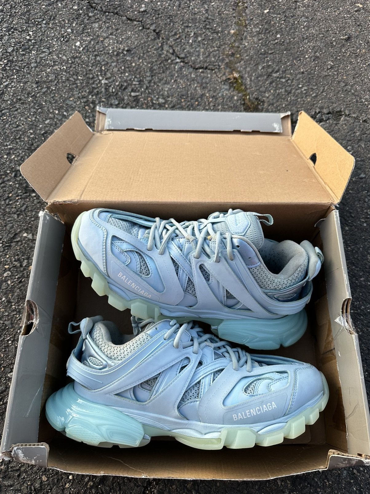 Balenciaga Balenciaga Track Blue Gel Size US 11 / EU 44 - 17 Thumbnail